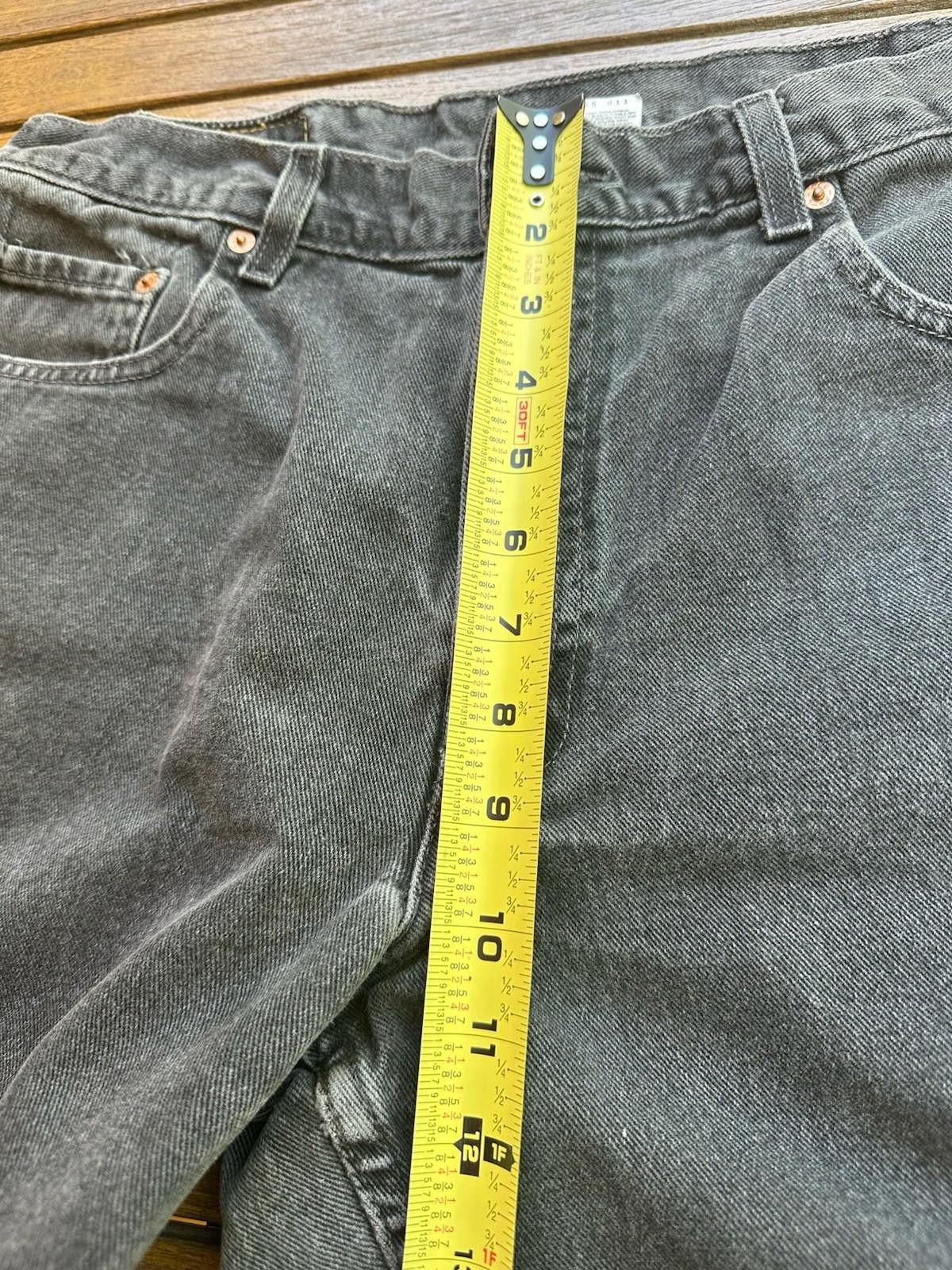 Levi's Levi's 560 Jeans Men's Size 34x32 Black Loose Fit Tapered Size US 34 / EU 50 - 6 Thumbnail