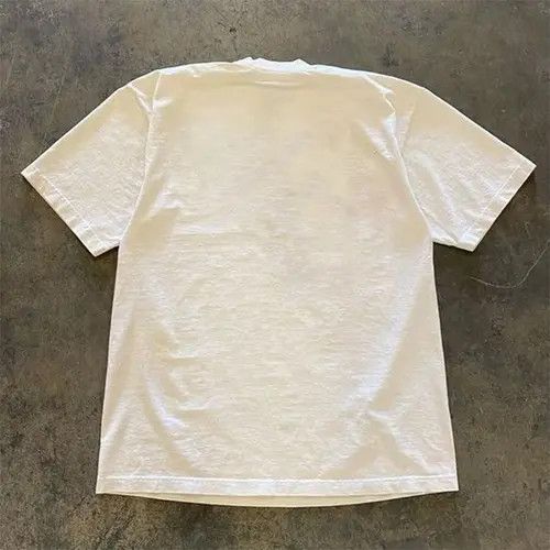 Japanese Brand × Vintage White washed retro cat print t-shirt Size US M / EU 48-50 / 2 - 2 Thumbnail