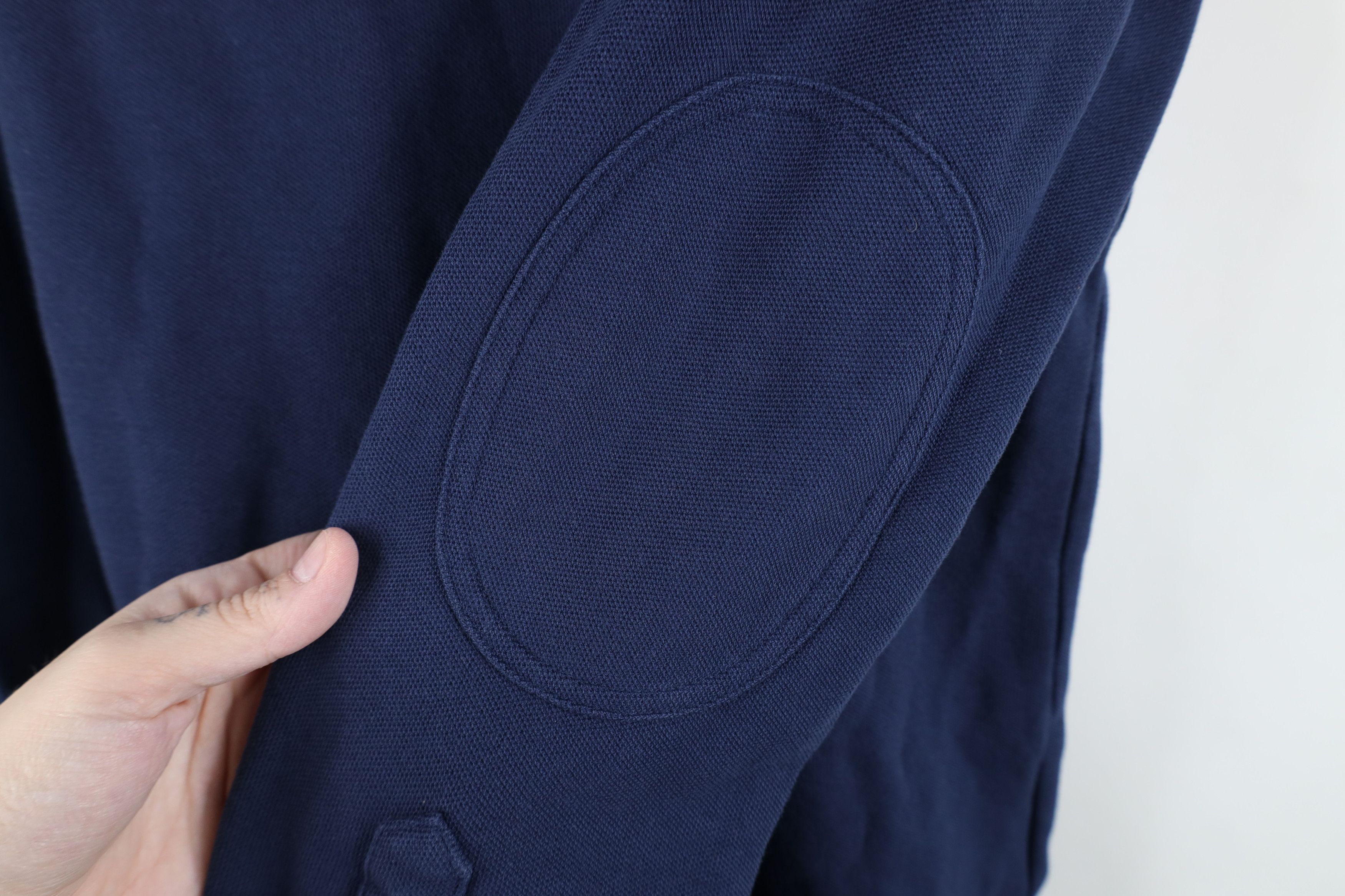 Brooks Brothers Vintage Brooks Brothers Patch Long Sleeve Rugby Polo Blue Size US S / EU 44-46 / 1 - 4 Thumbnail