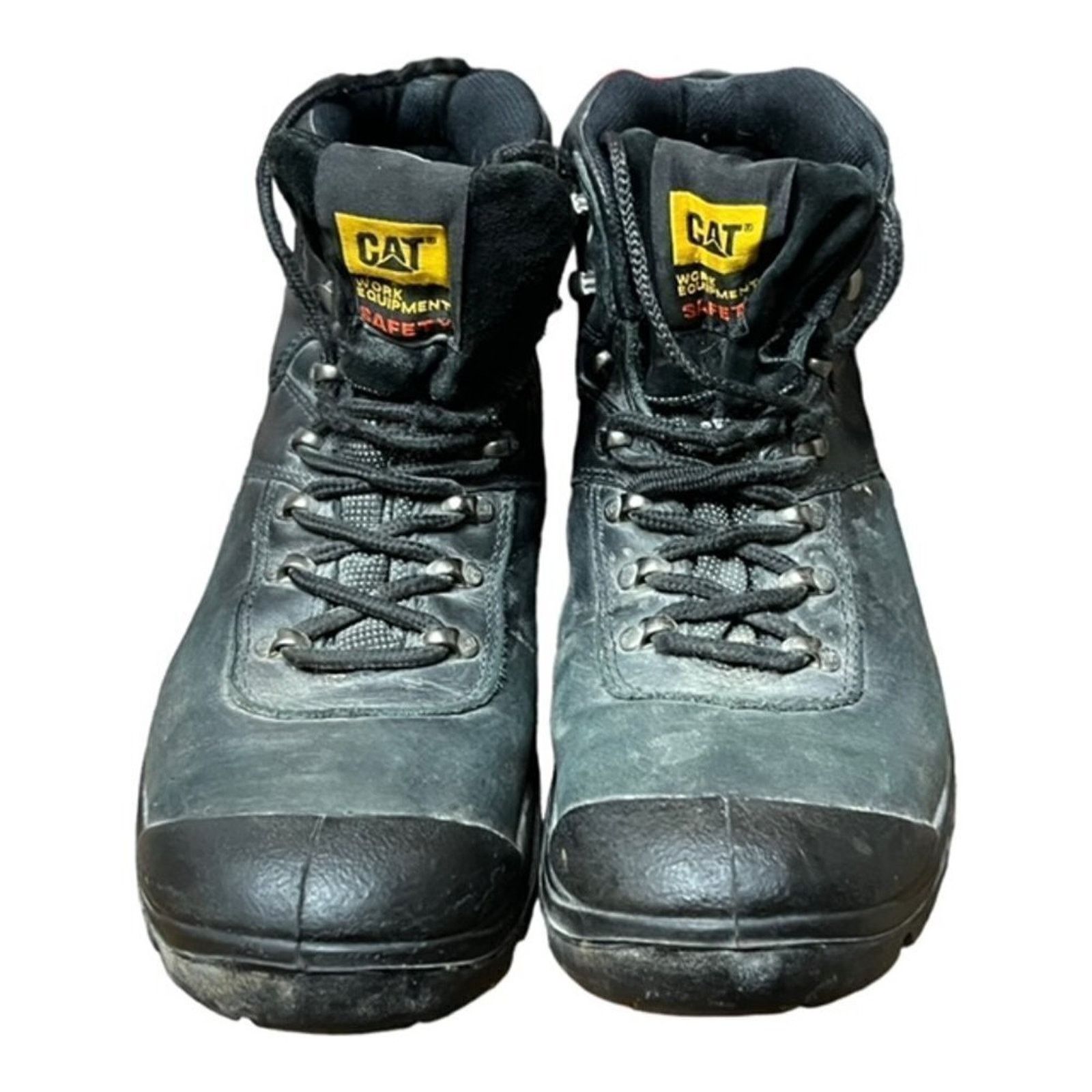 Caterpillar Caterpillar Boots Men's 12 Composite Toe Workwear Black Size US 12 / EU 45 - 3 Thumbnail