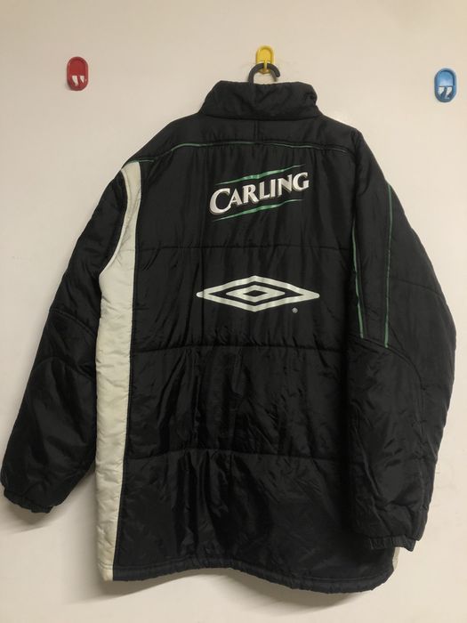 Vintage Umbro Celtic football club down bomber archive 90s-Y2K