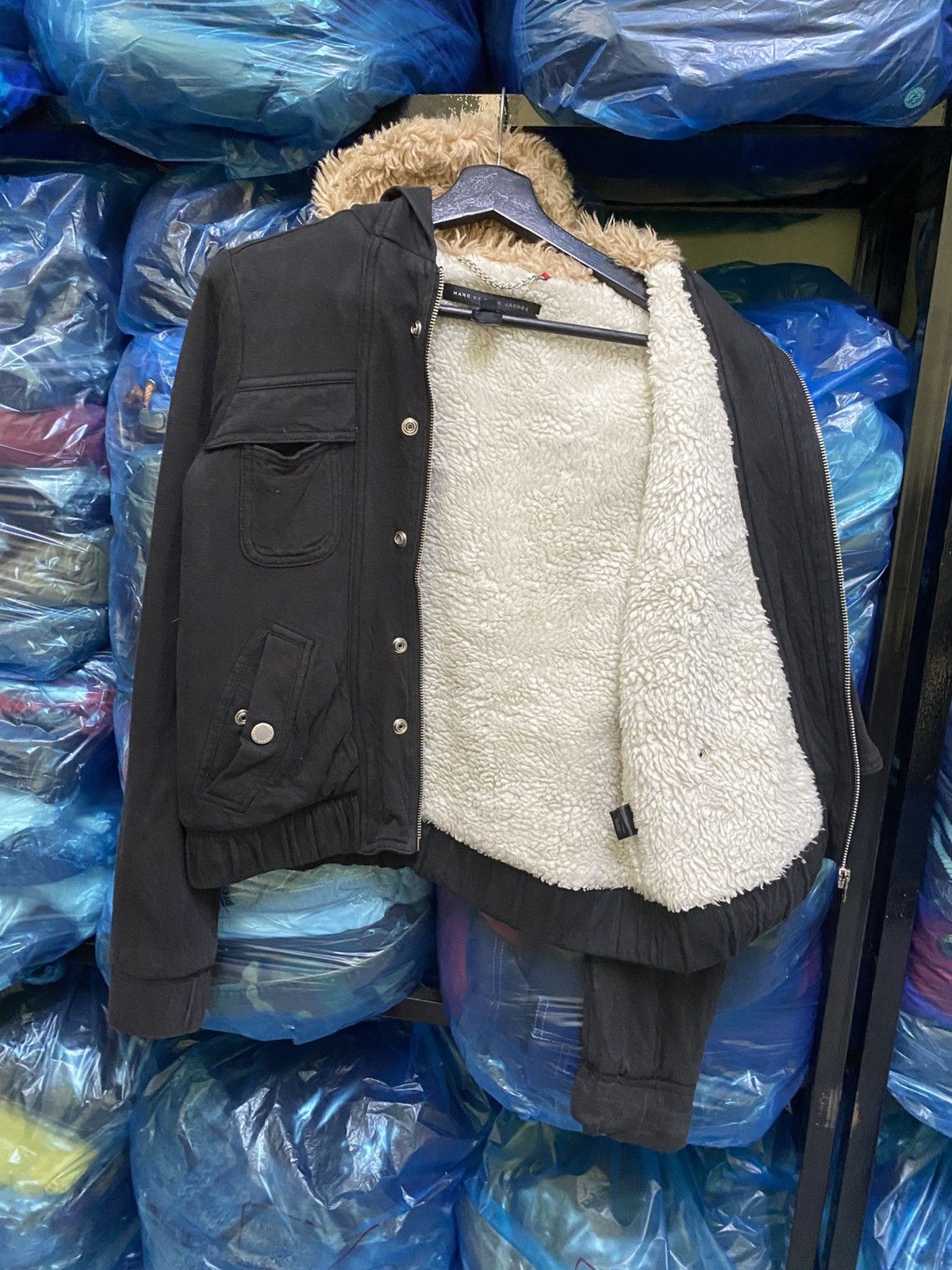Marc Jacobs MARC JACOBS SHERPA LINING HOODIE Size US XS / EU 42 / 0 - 6 Thumbnail