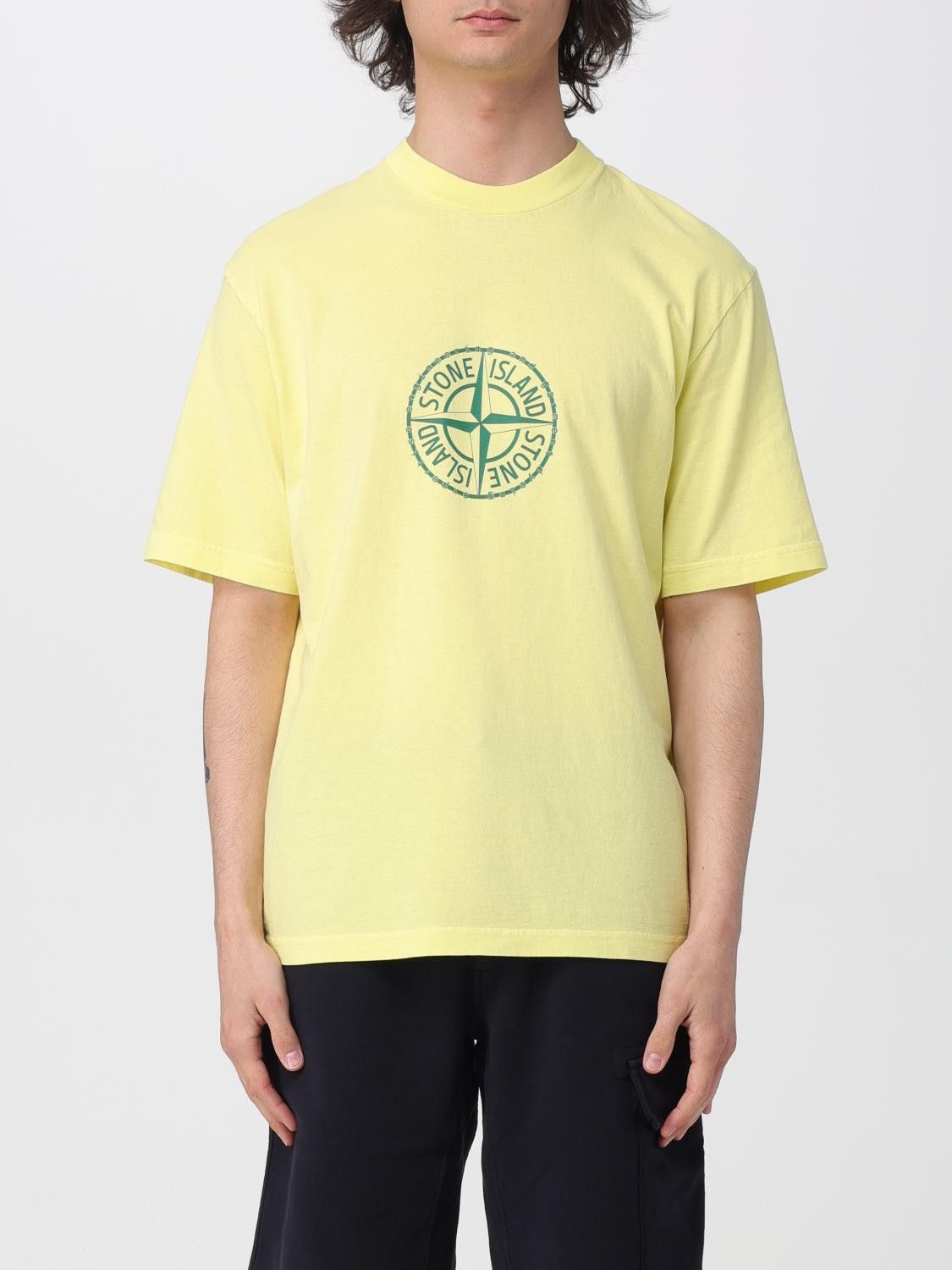 Stone Island Stone Island T-Shirt Men Yellow Size US S / EU 44-46 / 1 - 1 Thumbnail