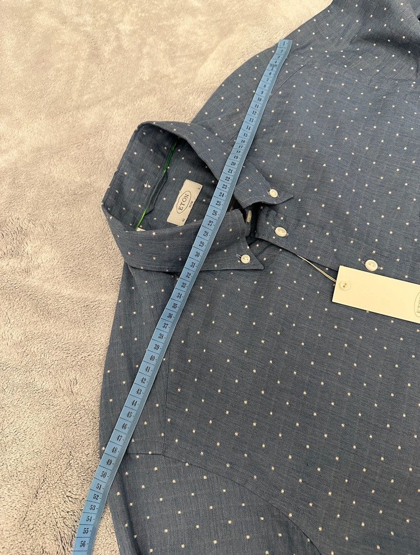 Eton BRAND NEW Eton pin dot button down shirt Size US L / EU 52-54 / 3 - 7 Thumbnail