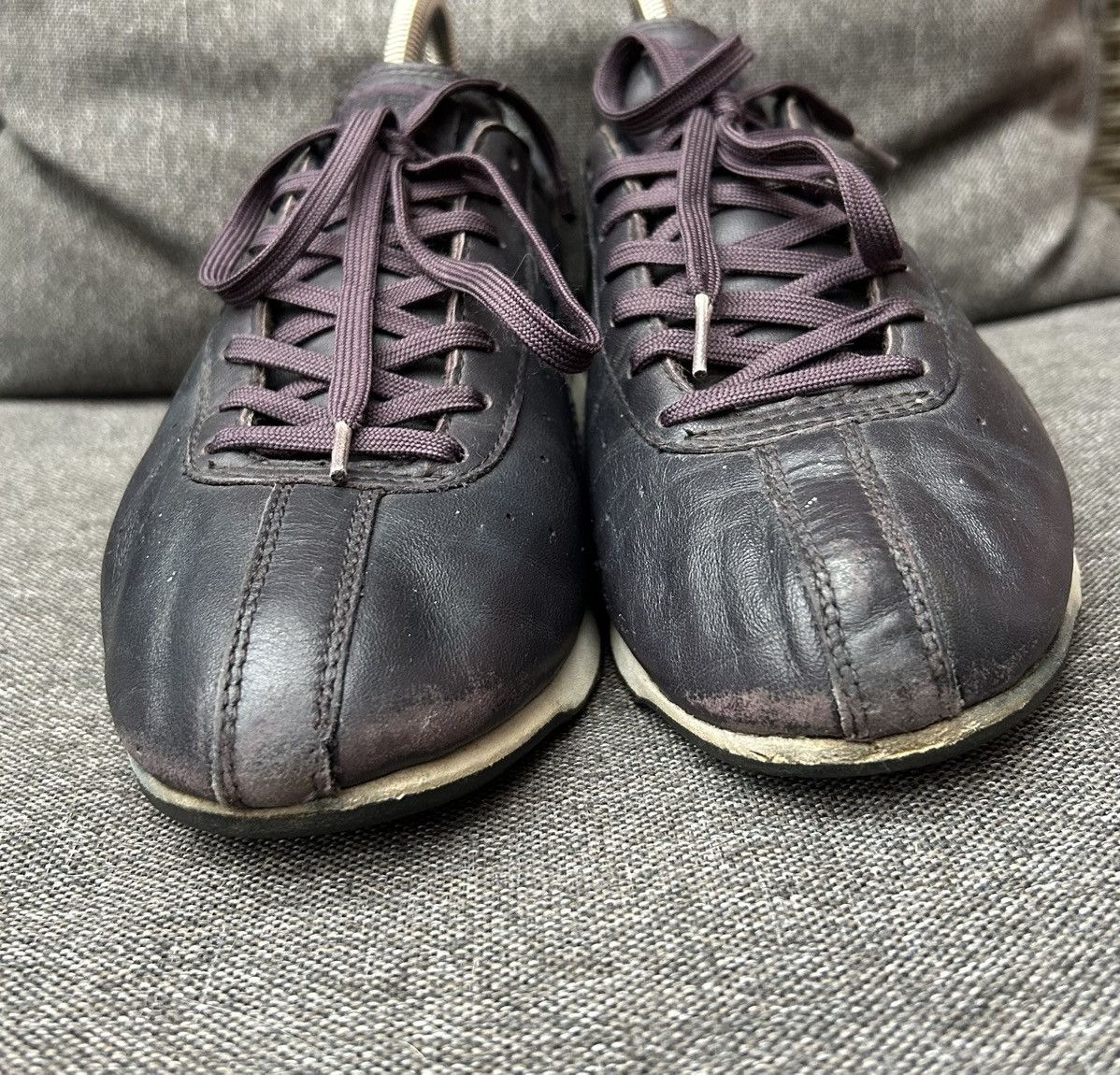 Other Y2k Puma x Jil Sander Low Top Suede Futuristic Trainers Size US 7 / IT 37 - 3 Thumbnail