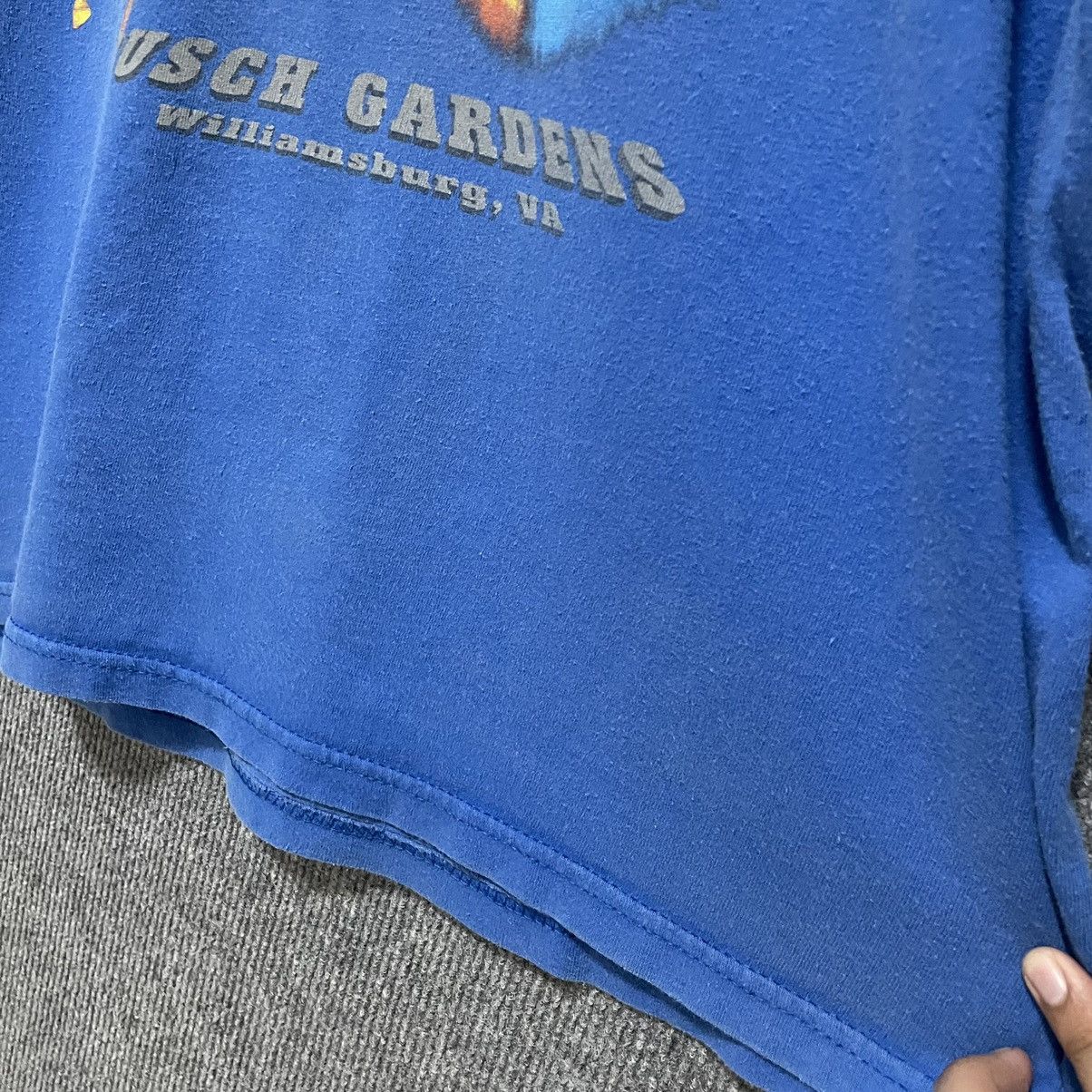 Vintage 90s Busch Gardens Amusement Park Fear The Four Promo Tee Size US L / EU 52-54 / 3 - 6 Thumbnail
