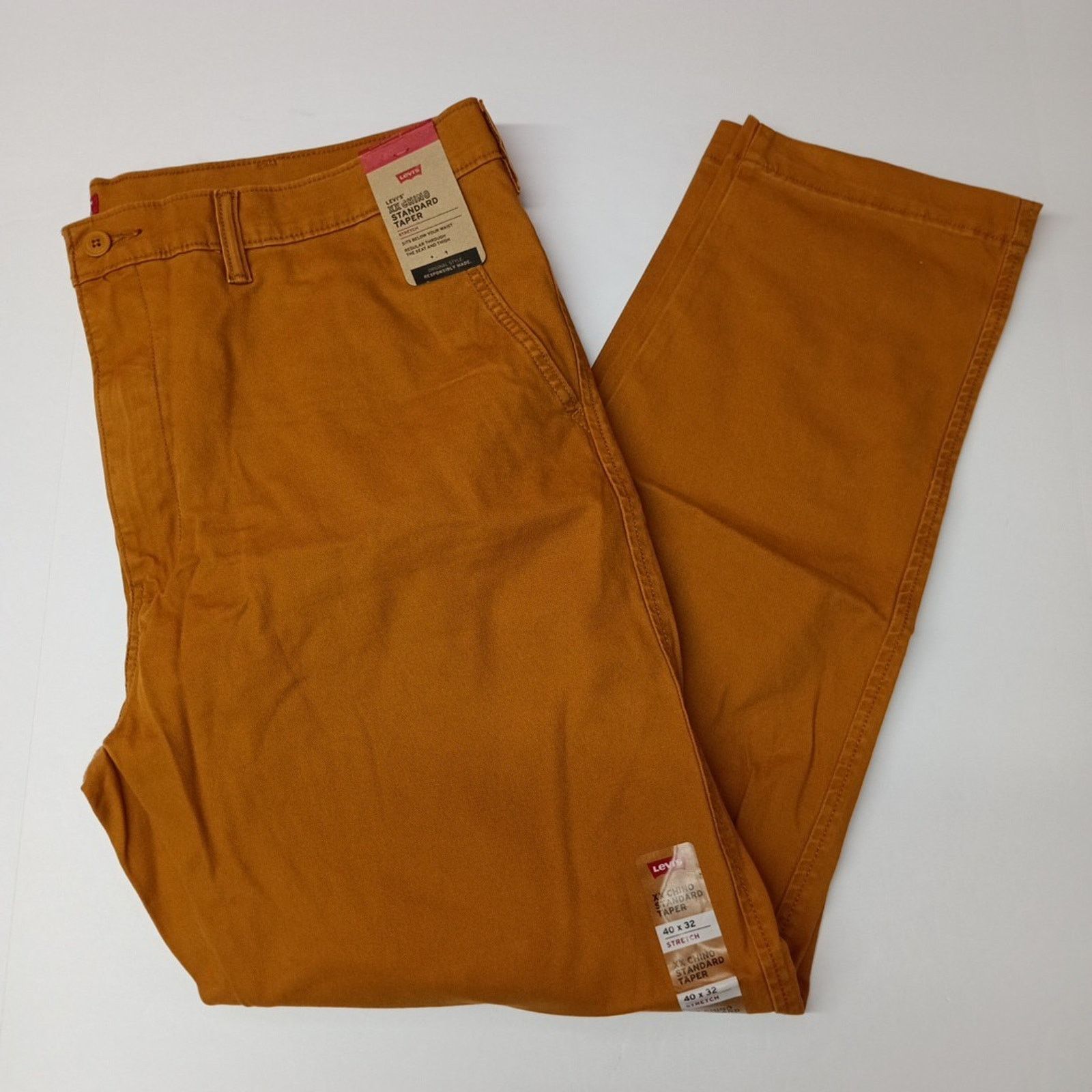 Levi's Levi's XX Standard Taper Chino Pants Mens 40x32 Mustard/Gold Size US 40 / EU 56 - 1 Thumbnail