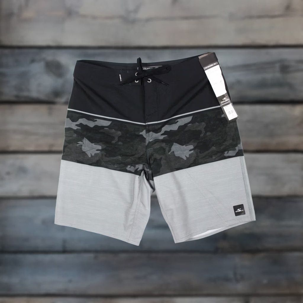 O'Neill O'neill Mens Board Shorts 29 Black Camo Hyperfreak Heat Block Size US 29 - 1 Thumbnail