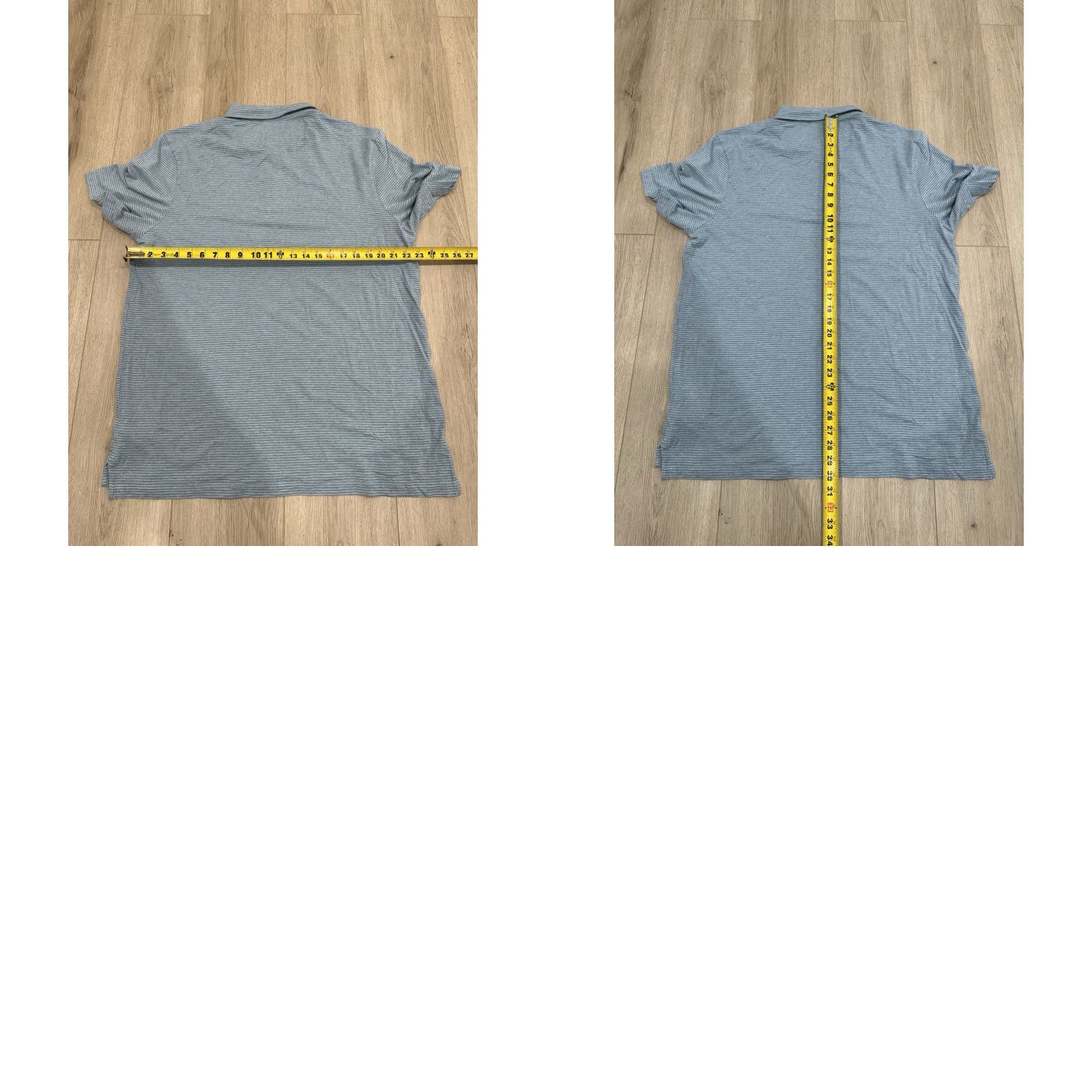 Faherty Faherty Polo Shirt Movement Collection Striped Knit Blue XL Men’s Shirt Size US XL / EU 56 / 4 - 8 Thumbnail