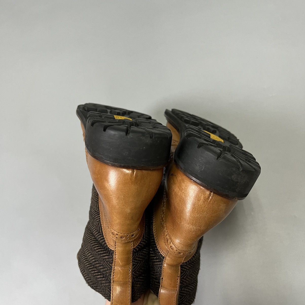 Leather Leather Brogue Boots Cowboy y2k D.H. Pollak boots Vibram men Size US 7.5 / EU 40-41 - 14 Thumbnail