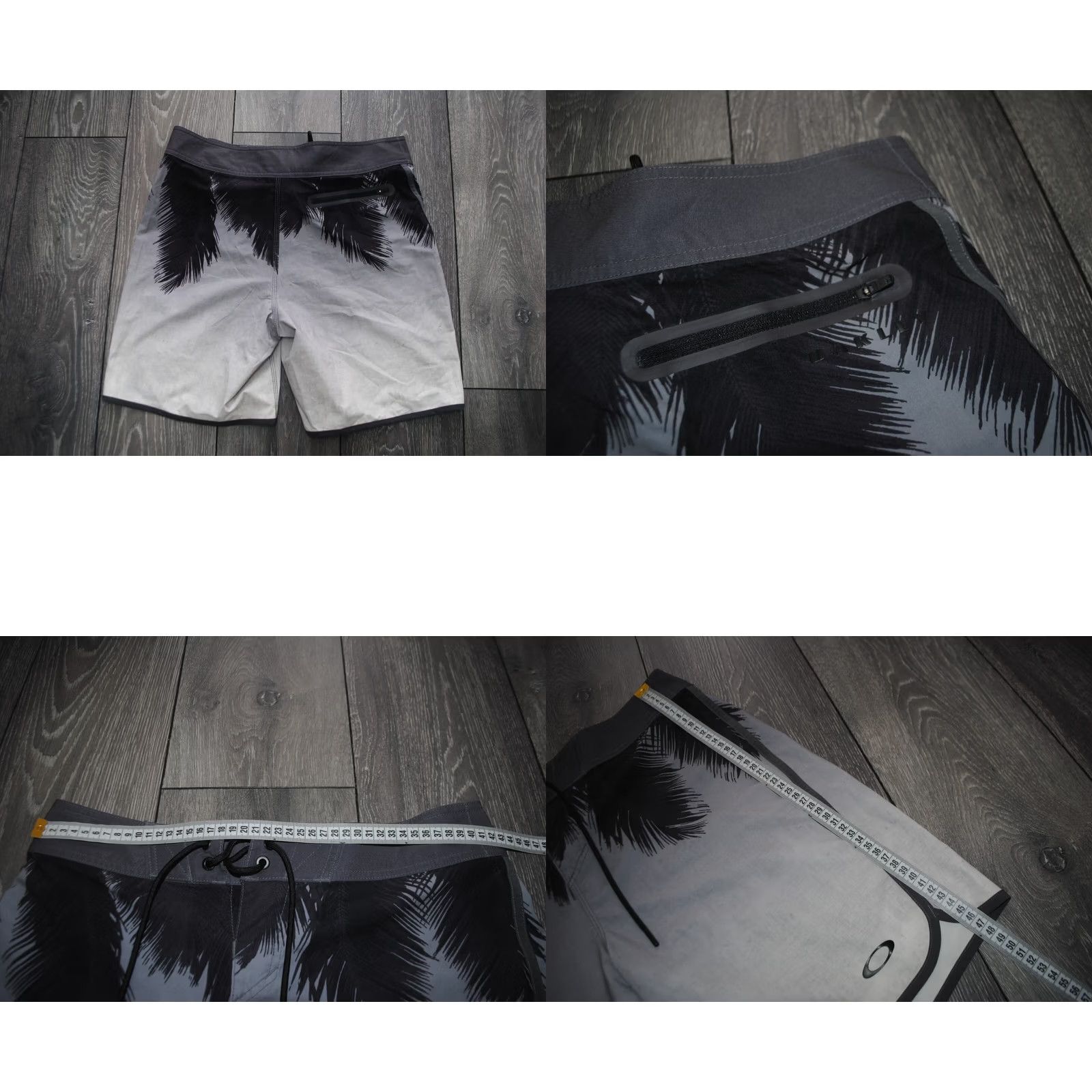 Oakley OAKLEY MIRAGE PALM 19 INCHES BOARD SWIM BEACH SHORTS GREY MEN 30 US/EU Size US 30 / EU 46 - 8 Thumbnail