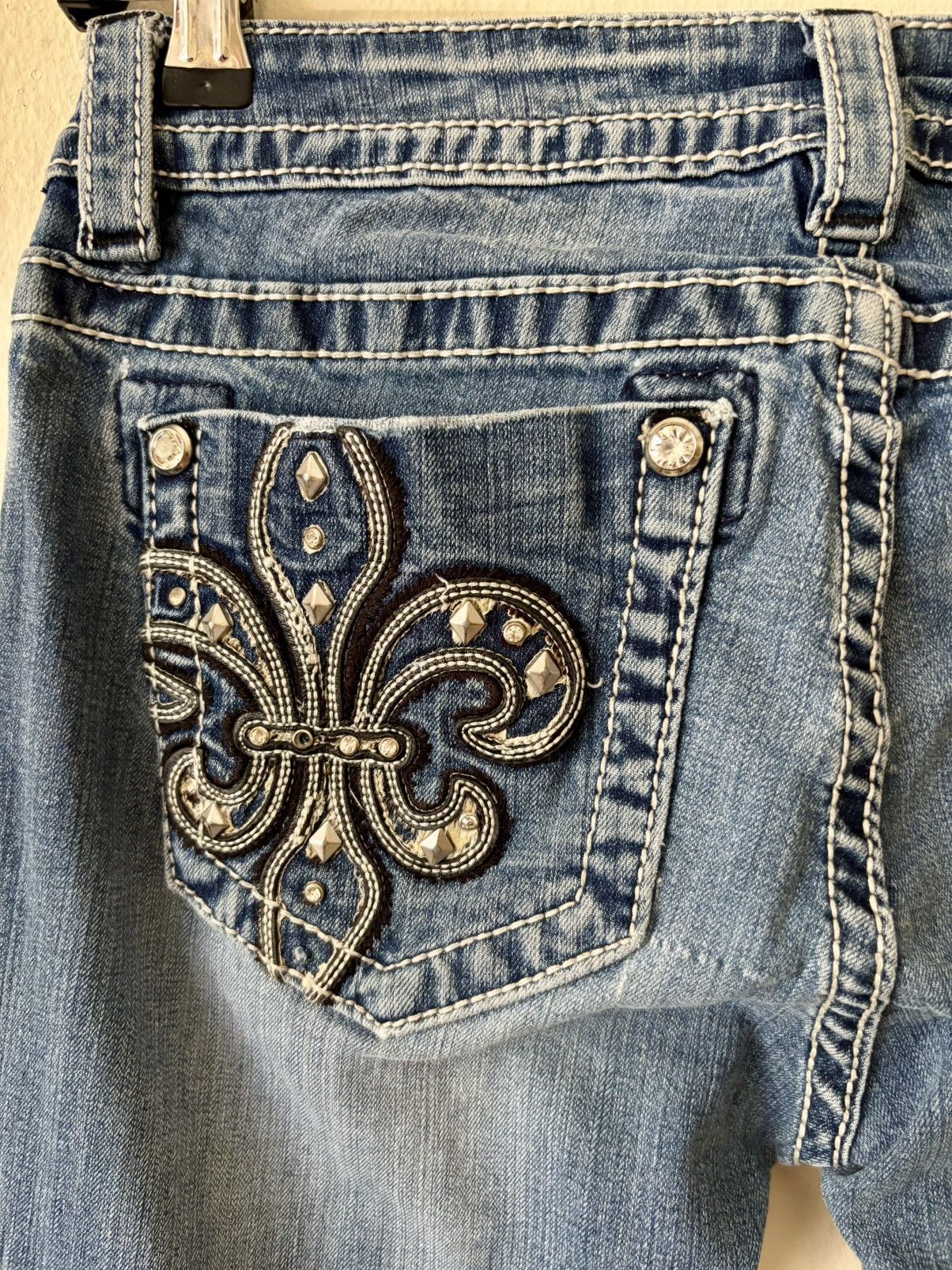 Miss Me Y2K Miss Me Mid-Rise Bootcut Jeans Size 28" / US 6 / IT 42 - 4 Thumbnail
