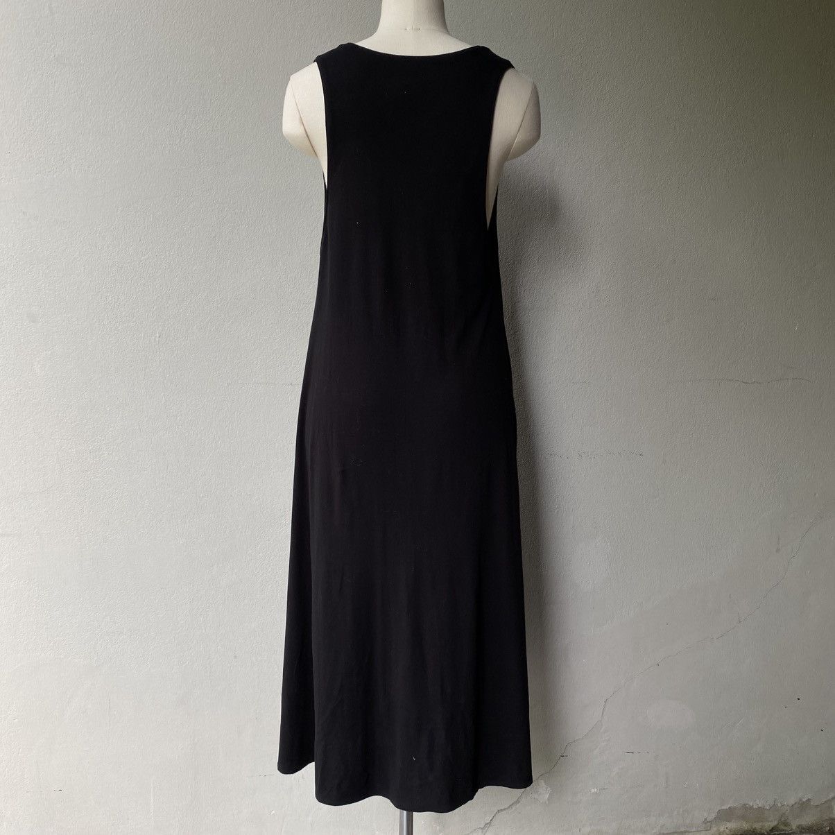 Yohji Yamamoto Yohji yamamoto Black Sleeveless Maxi Dress Size M / US 6-8 / IT 42-44 - 15 Thumbnail