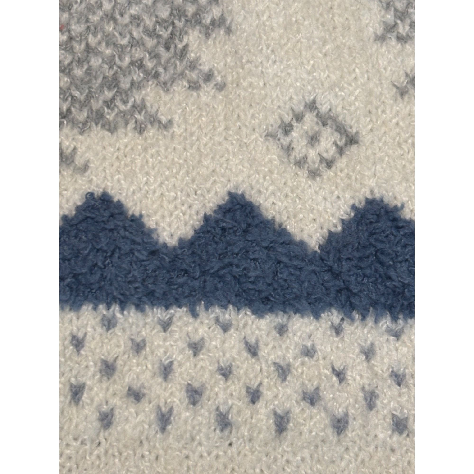Other a.n.a. Mock Neck Textured Nordic Sweater, Whisper Pattern, S Size ONE SIZE - 5 Thumbnail