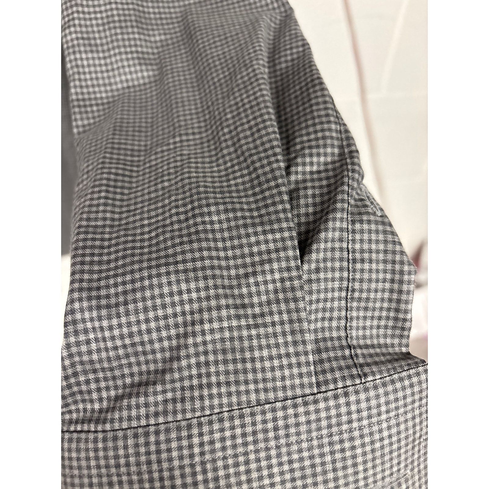 Eton New nwt SZ Large Eton Gray Plaid Slim Fit Dress Shirt Check Size US L / EU 52-54 / 3 - 5 Thumbnail