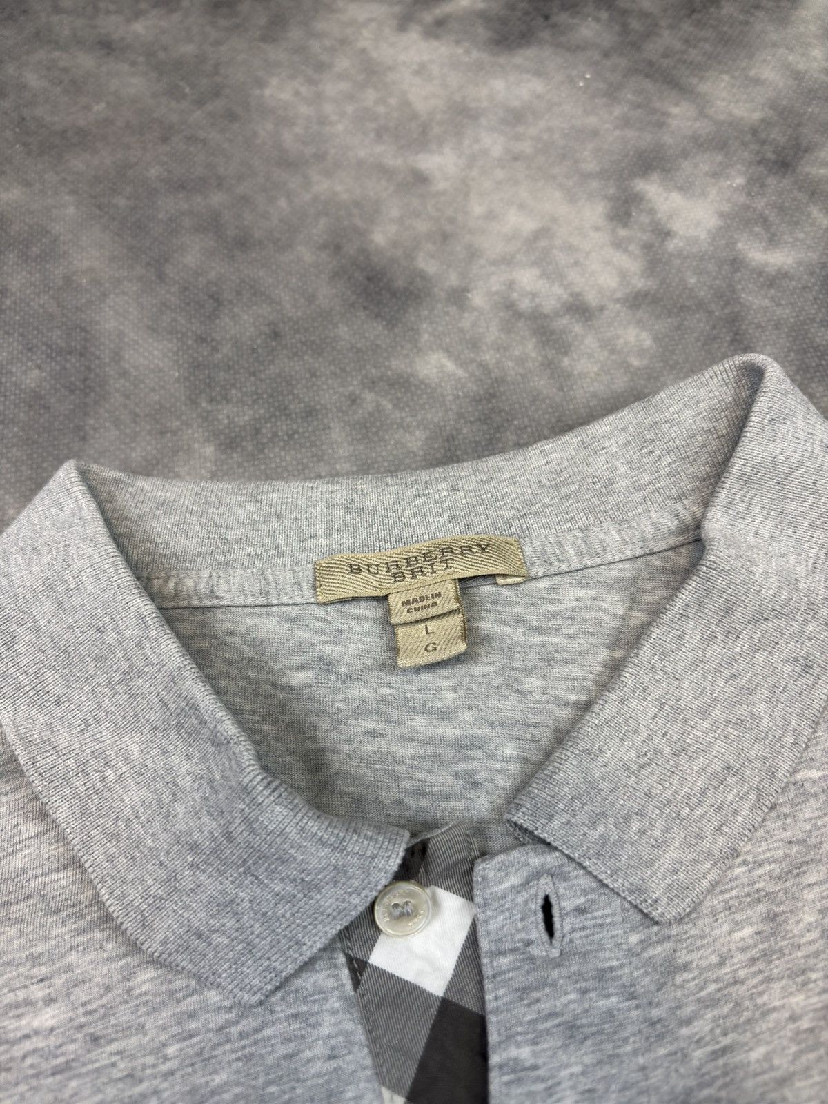 Barbour × Vintage Luxury Vintage Burberry Brit Polo Shirt Tee Y2K Casual Rare Size US M / EU 48-50 / 2 - 3 Thumbnail