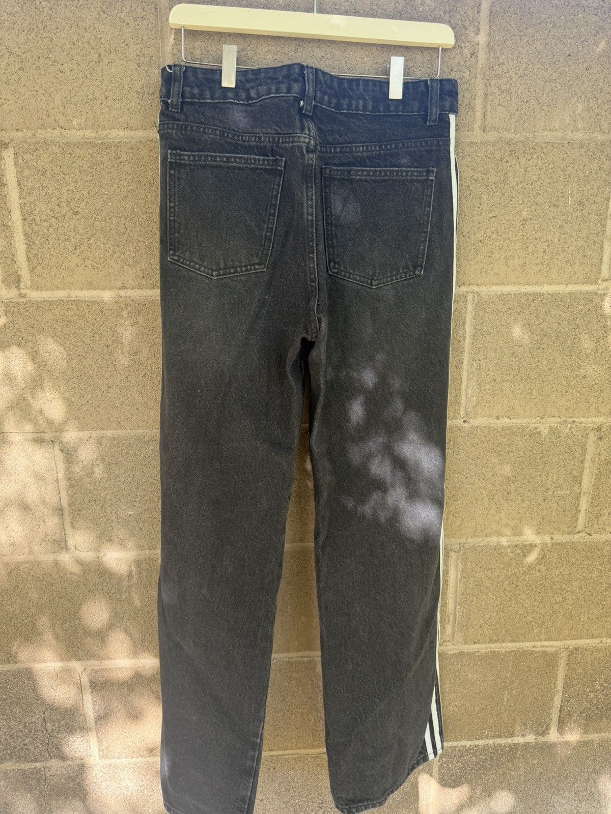 Other Crafted YNC Black Side Stripe Jeans Size US 32 / EU 48 - 2 Thumbnail