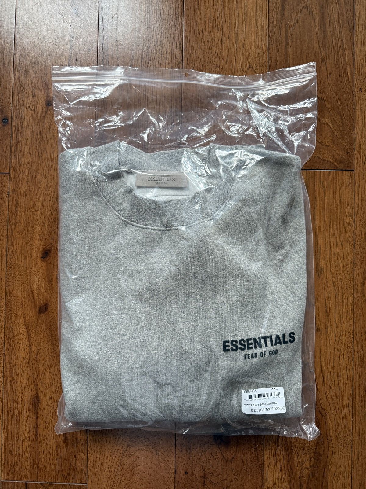 Essentials × Fear of God × Pacsun Fear of God Essentials Dark Oatmeal Grey Crewneck Sweatshirt Size US XXL / EU 58 / 5 - 7 Thumbnail