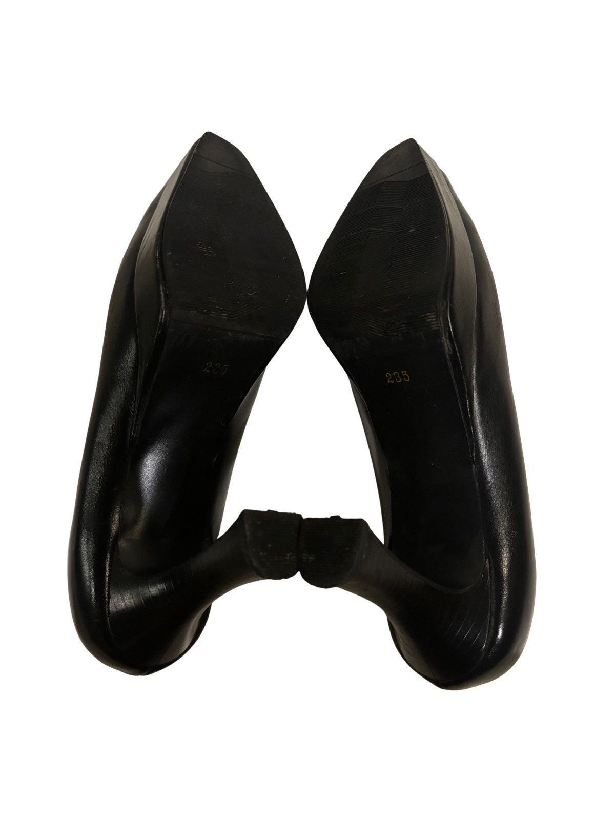 Other Comfort black leather Heels.wf1510 Size US 6.5 / IT 36.5 - 8 Thumbnail
