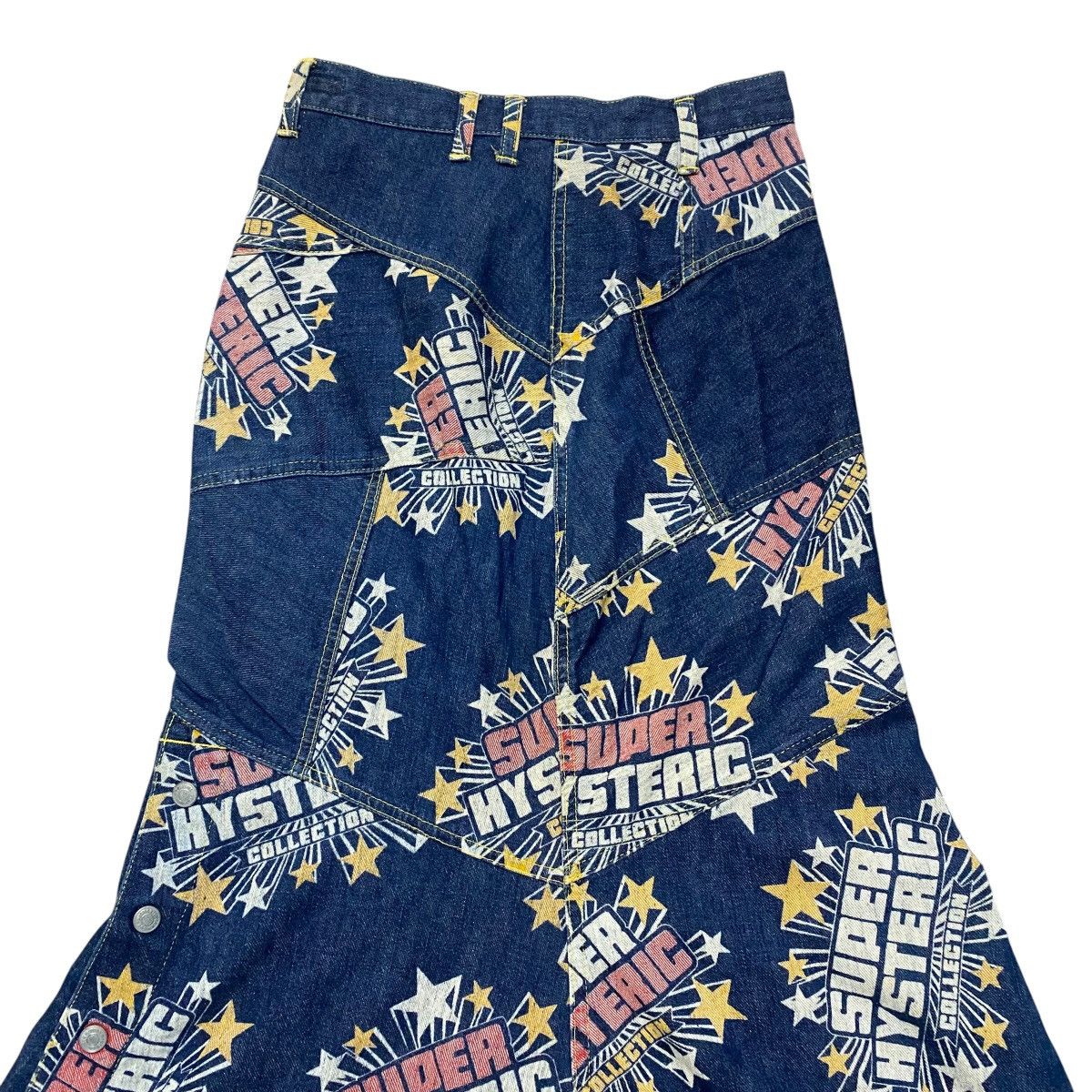 Hysteric Glamour Vintage Hysteric Glamour Denim Skirt Full Print Size 26" / US 2 / IT 38 - 8 Thumbnail