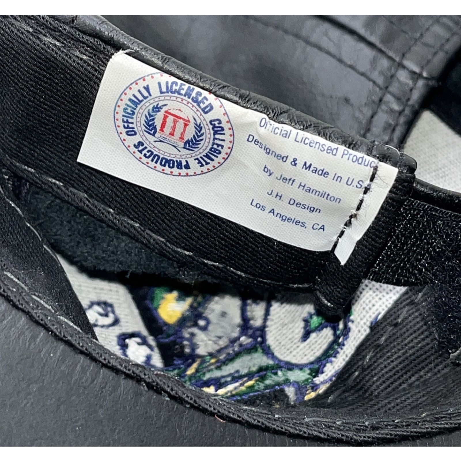 Jeff Hamilton Notre Dame Fighting Irish 90s Jeff Hamilton Leather Hat NCAA Size ONE SIZE - 7 Thumbnail