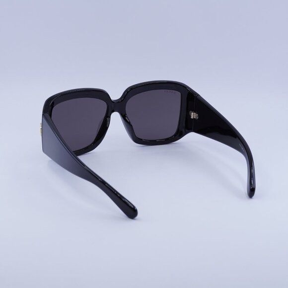 Gucci Gucci GG1402SA 001 Sunglasses Black Square Frame, Grey Size ONE SIZE - 8 Thumbnail