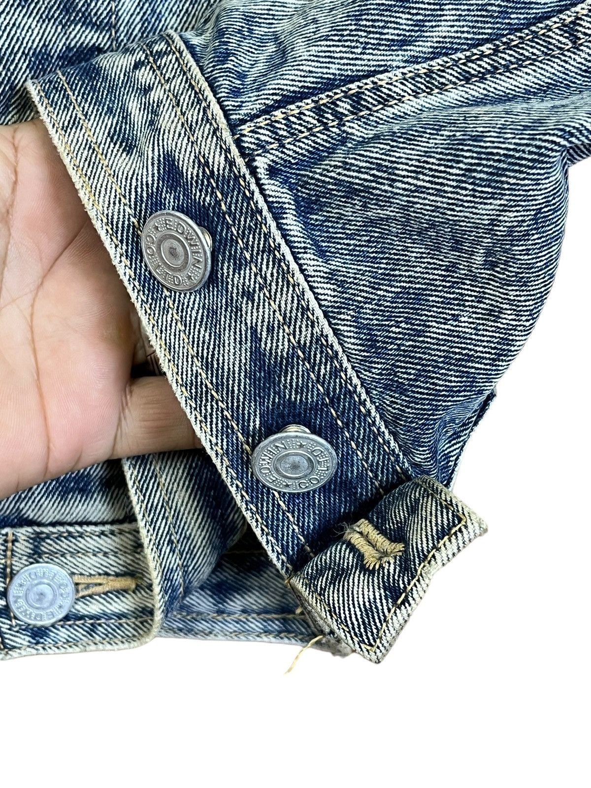 Edwin ICONIC🔥VINTAGE EDWIN ACID WASH TRUCKER DENIM JACKET Size US L / EU 52-54 / 3 - 7 Thumbnail
