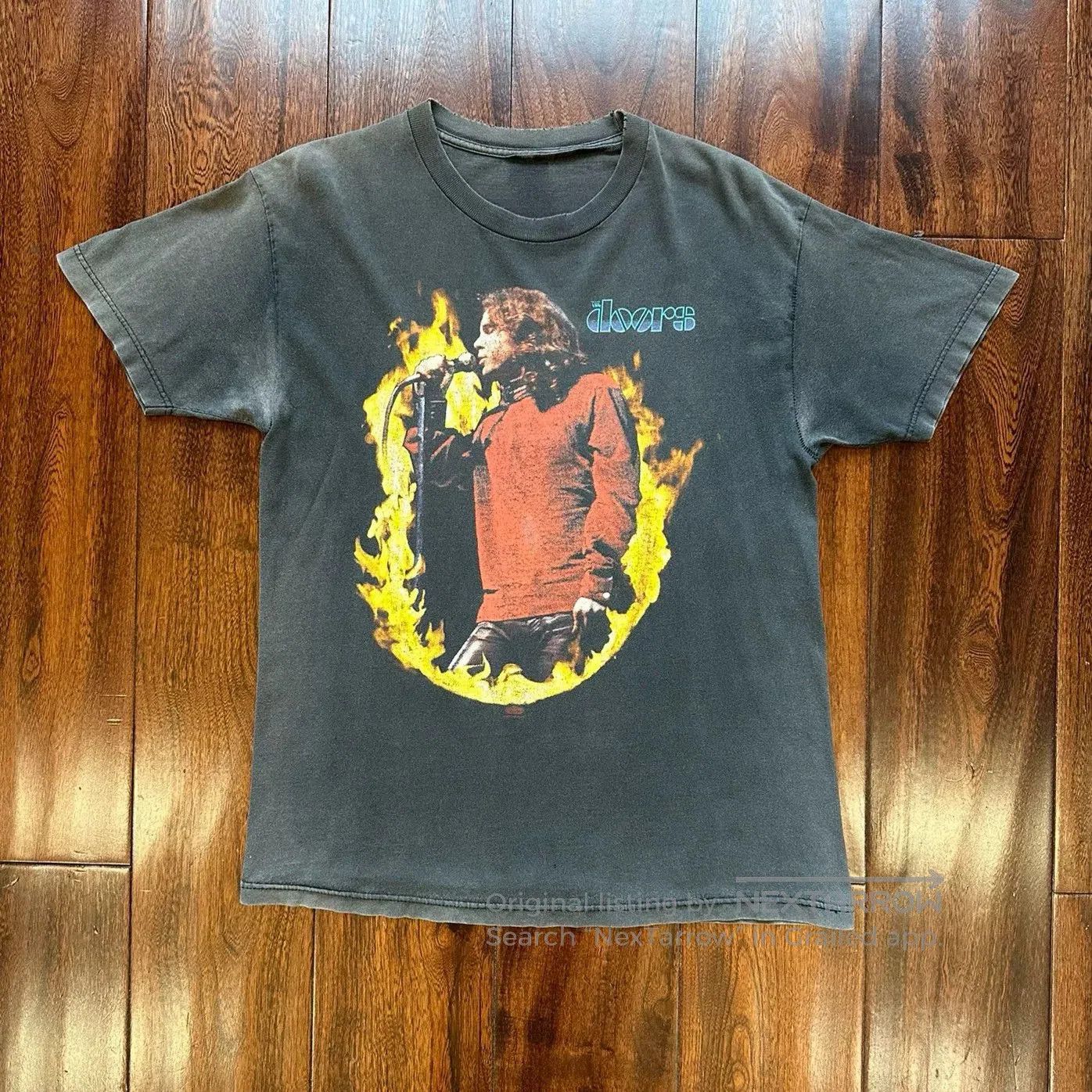 Vintage The Doors Vintage 90s Faded Tee. Size US M / EU 48-50 / 2 - 1 Thumbnail