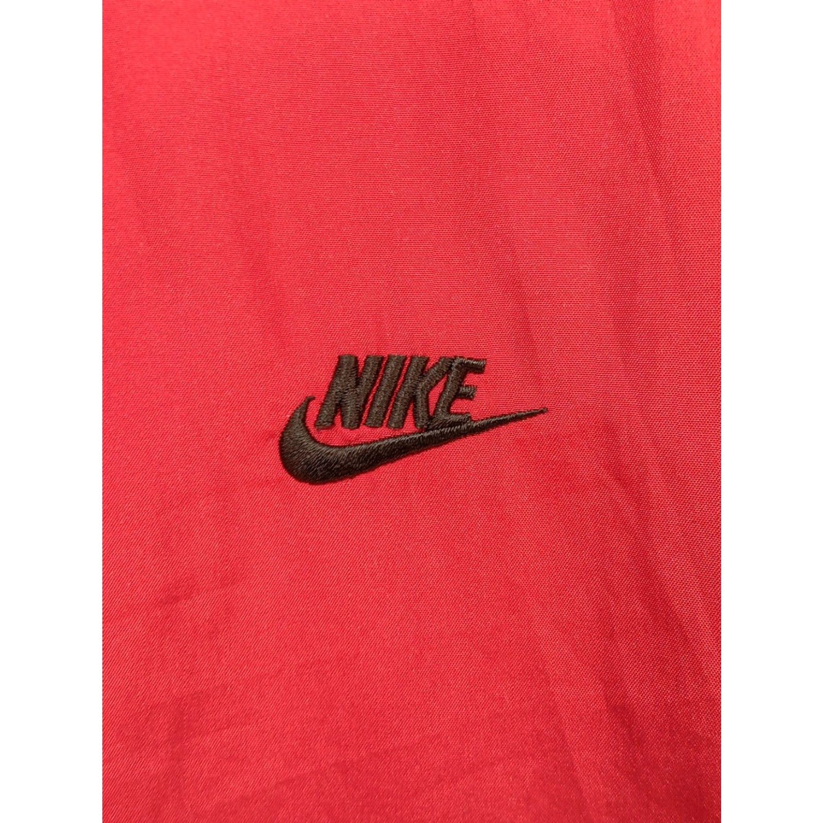 Nike VTG Nike Windbreaker Men’s Jacket 2XL Full Zip Red Black Lined Waist Drawstring Pocket Logo Casual Travel Workwear Hardwear? Size US XXL / EU 58 / 5 - 4 Thumbnail