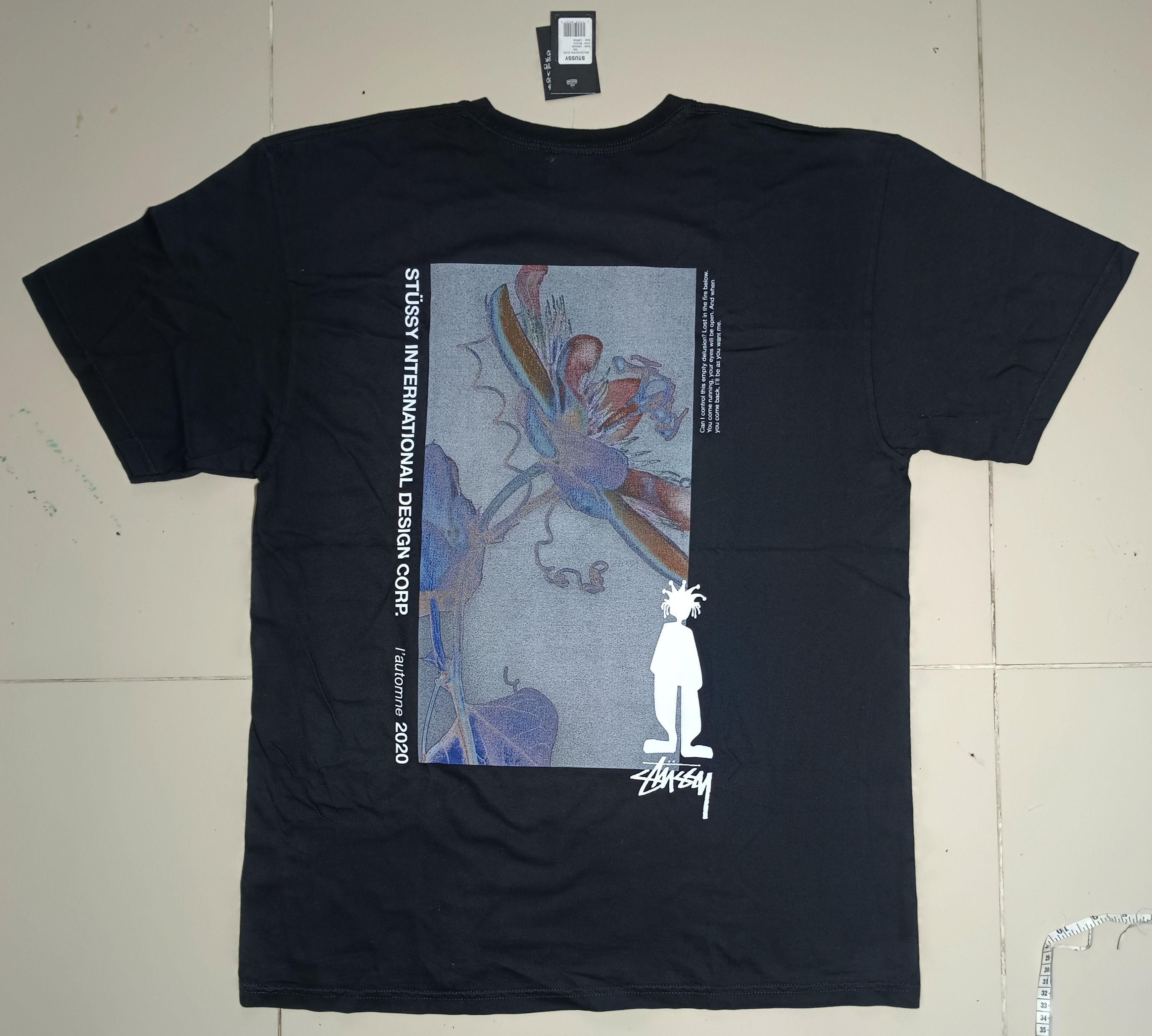 Stussy Vintage Stussy Delusion Pigment Dyed Tee T-Shirt Size US L / EU 52-54 / 3 - 2 Thumbnail