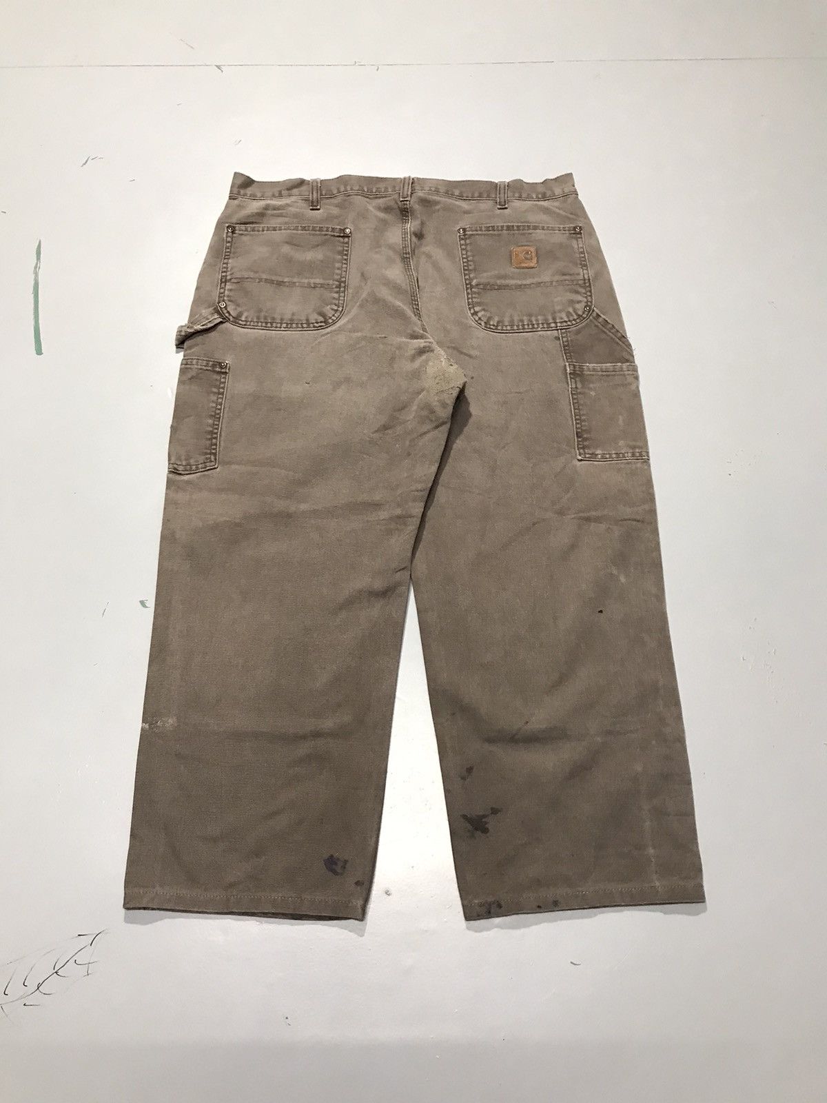 Carhartt Vintage Carhartt B136 DKB double knee workwear denim Size US 38 / EU 54 - 2 Thumbnail