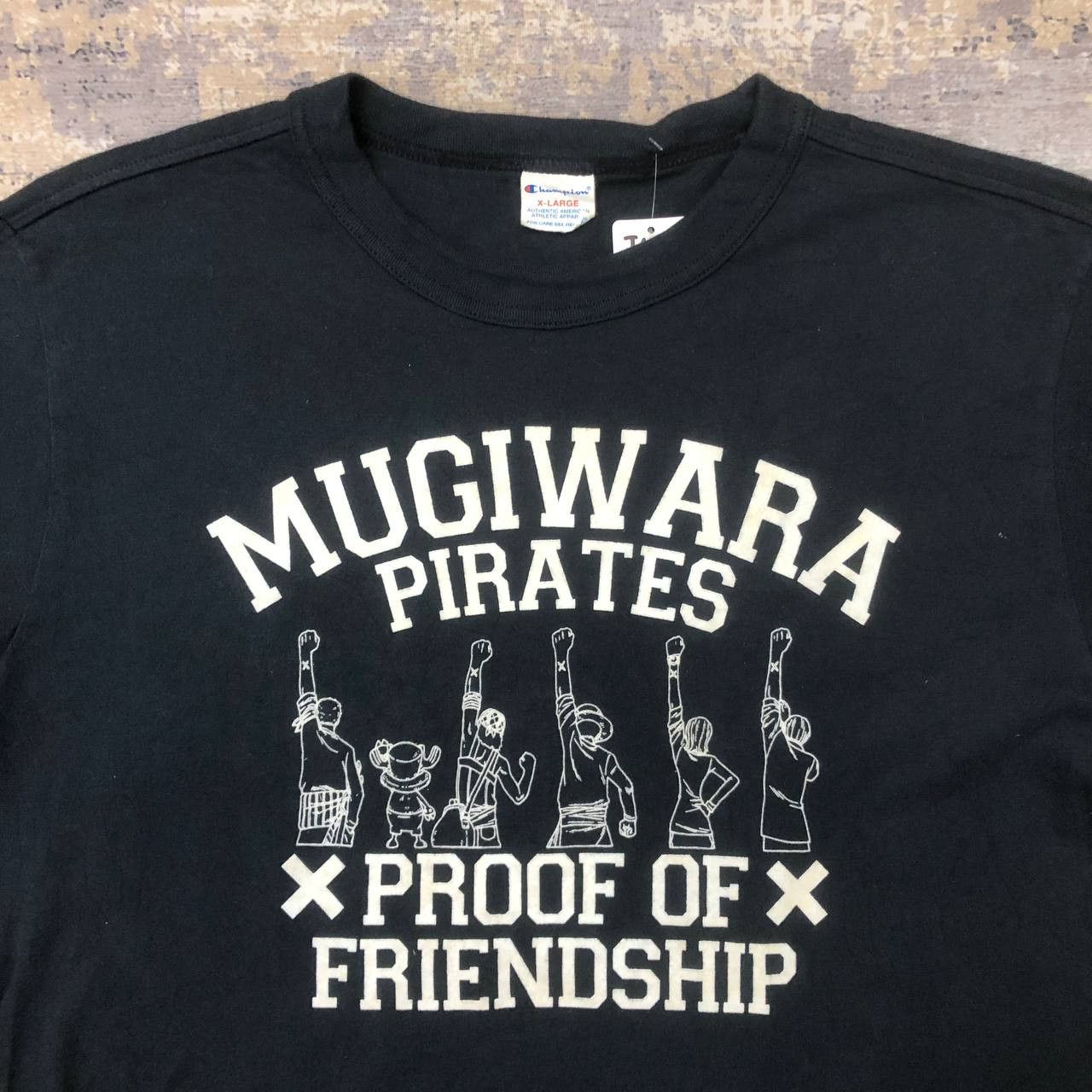 Anime × Champion × Japanese Brand T43 MUGIWARA PIRATE ONE PIECE CHAMPION T SHIRT Size US M / EU 48-50 / 2 - 2 Thumbnail