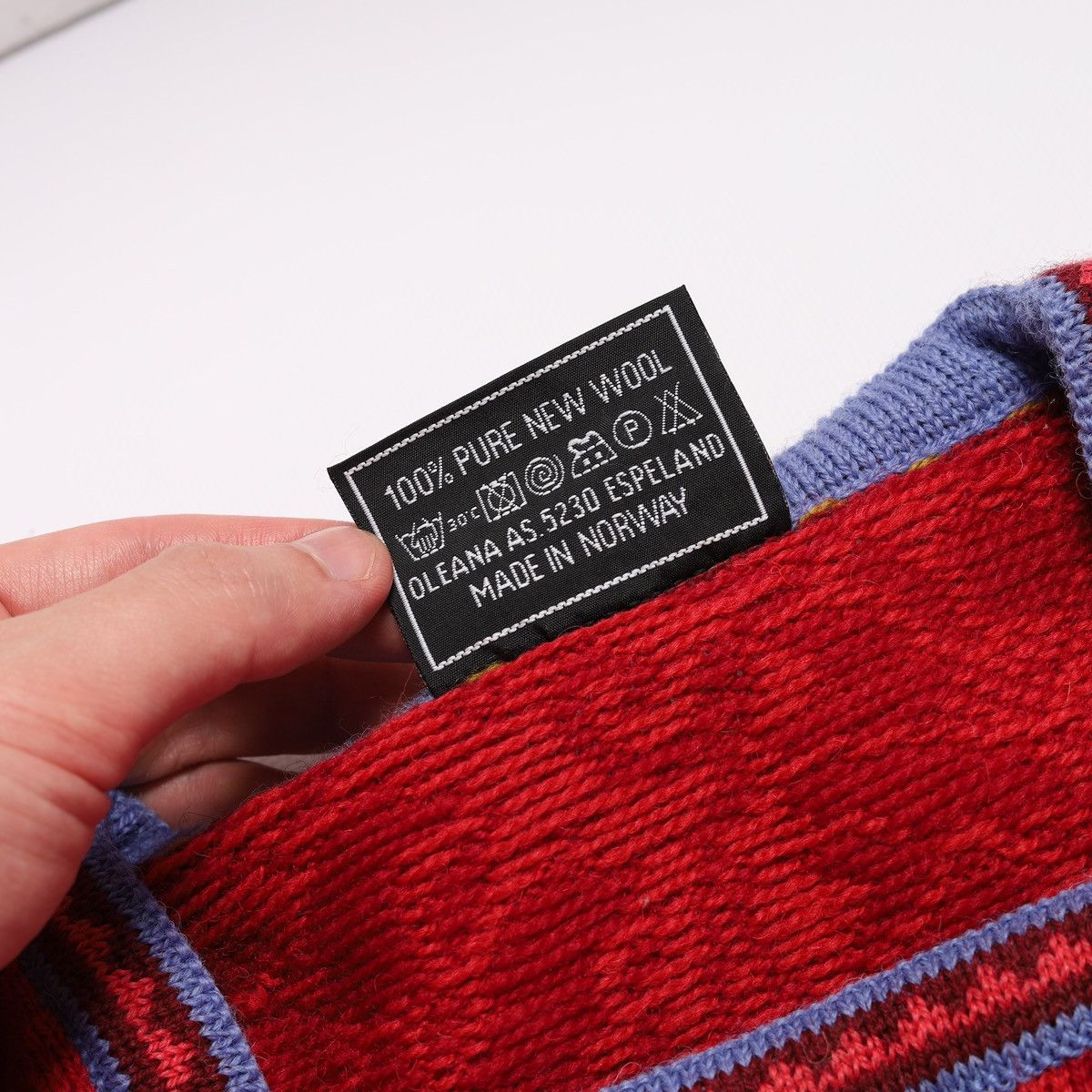 Other Oleana Norway Nordic Wool Red Sweater Knit Size S / US 4 / IT 40 - 10 Thumbnail