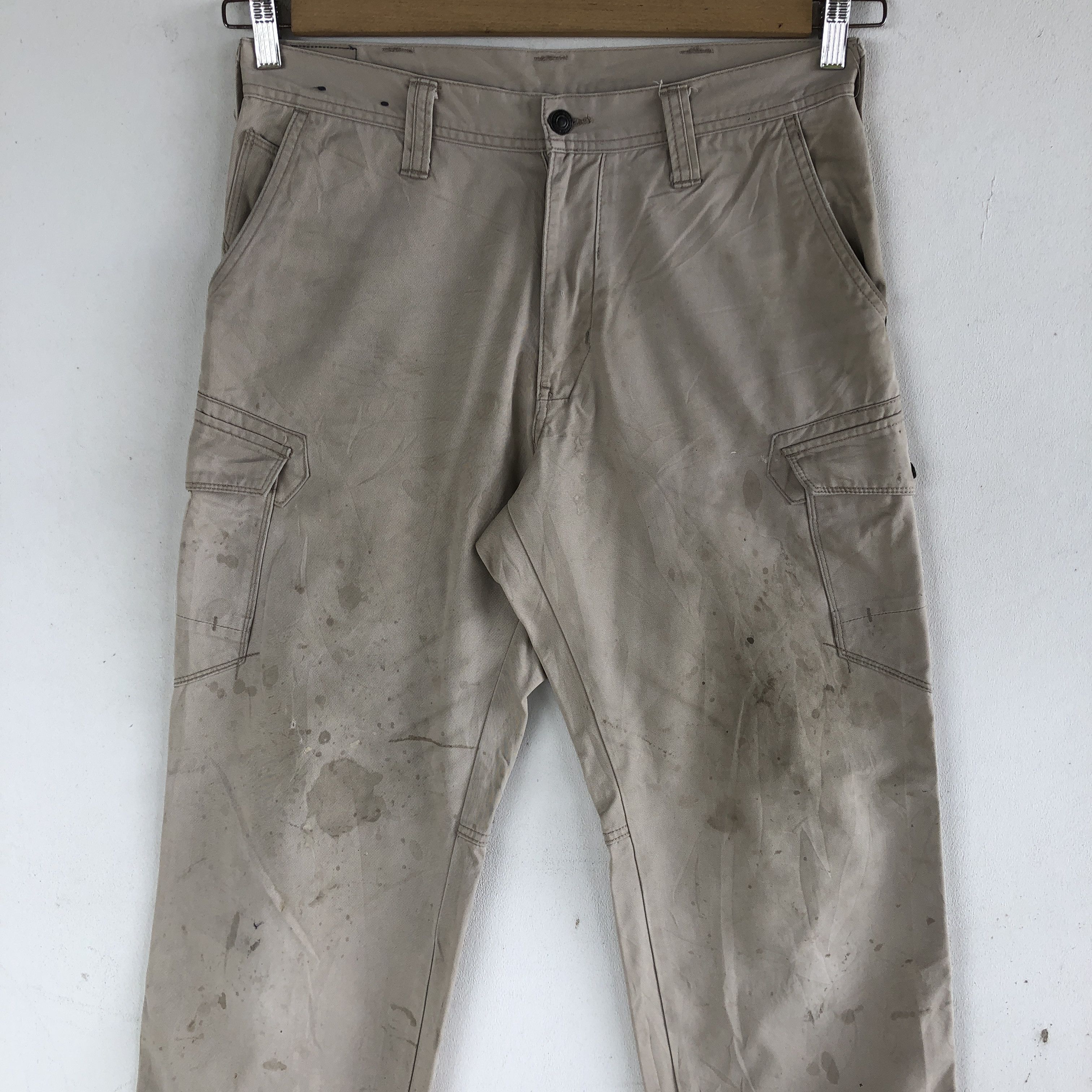 Japanese Brand Dirty Japanese Cargo Pants Multi Pockets Military Trousers Size US 30 / EU 46 - 3 Thumbnail