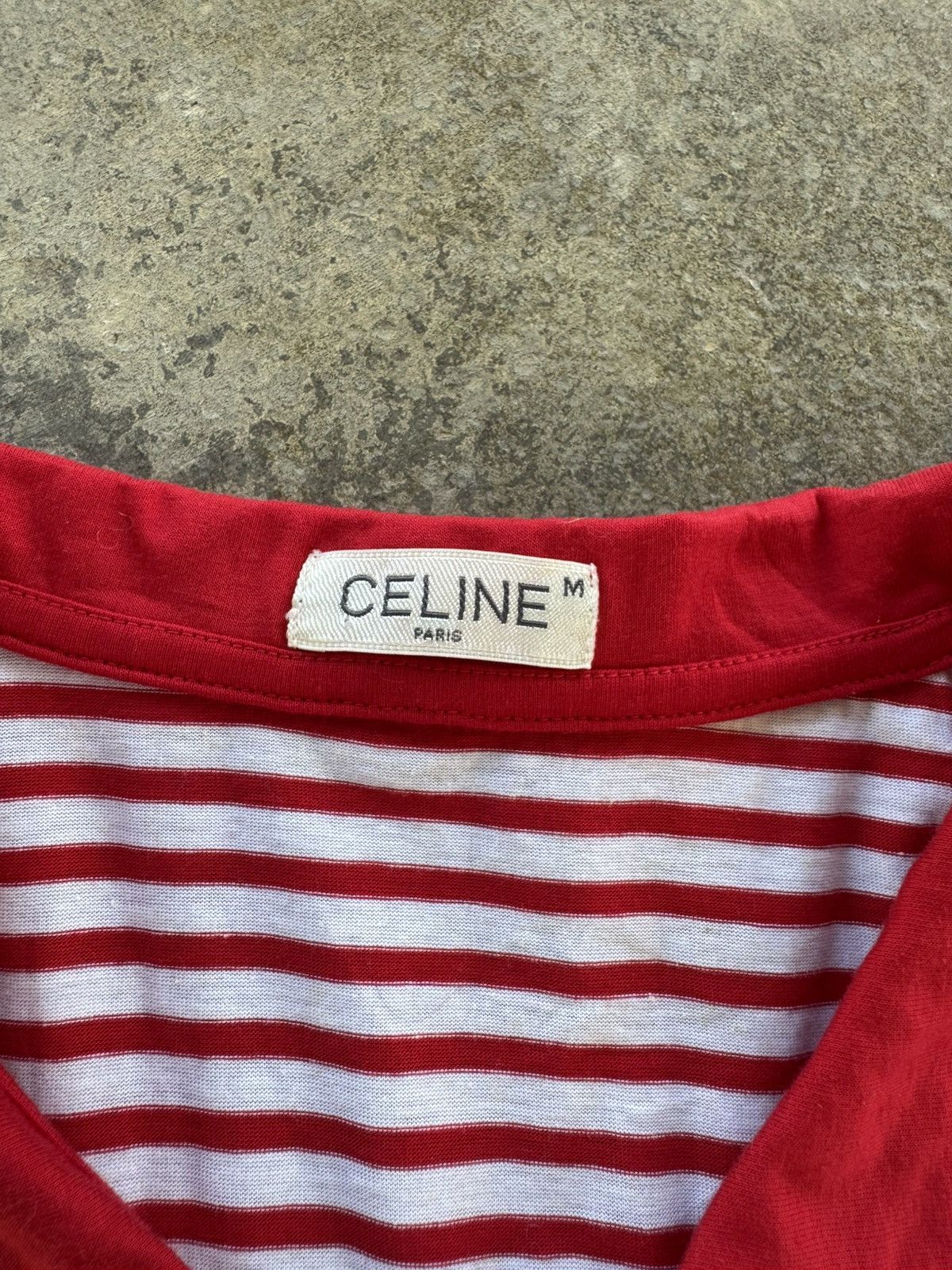 Celine Vintage Celine Paris Striped Polos Size US M / EU 48-50 / 2 - 4 Thumbnail