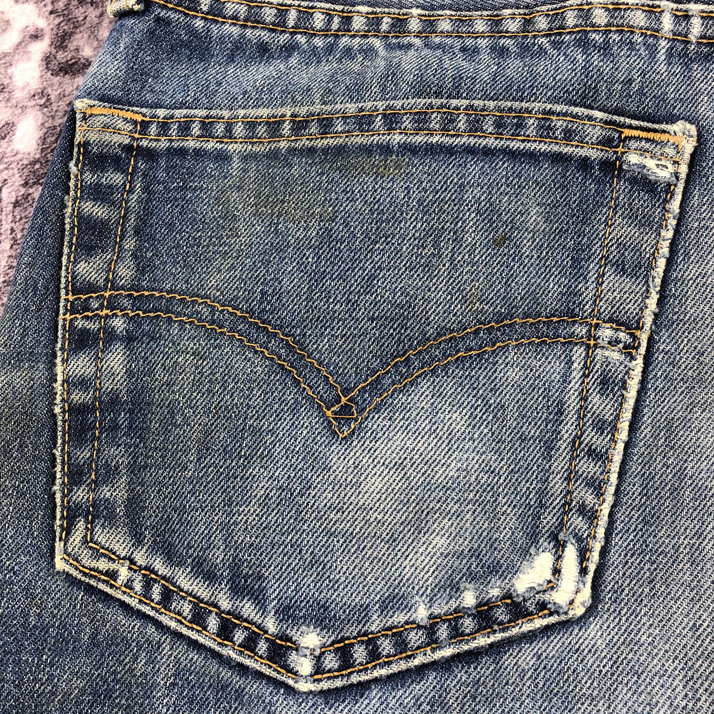 Levi's Vintage 90s Distress Levis 501 Jeans-JM2388 Size US 36 / EU 52 - 9 Thumbnail