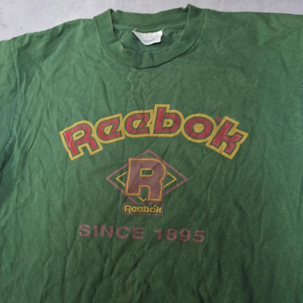 Reebok Green Reebok vintage t-shirt streetwear Size US L / EU 52-54 / 3 - 2 Thumbnail