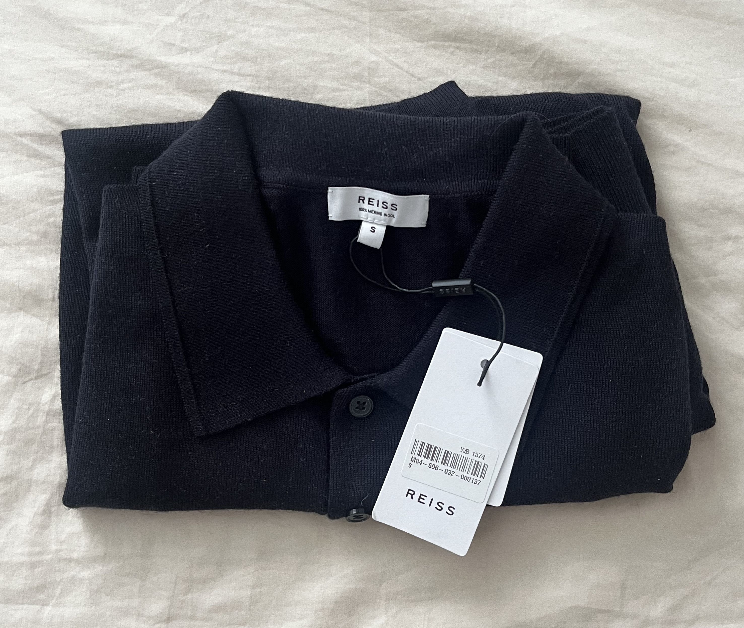 Reiss Trafford Merino Wool Polo Size US S / EU 44-46 / 1 - 4 Thumbnail