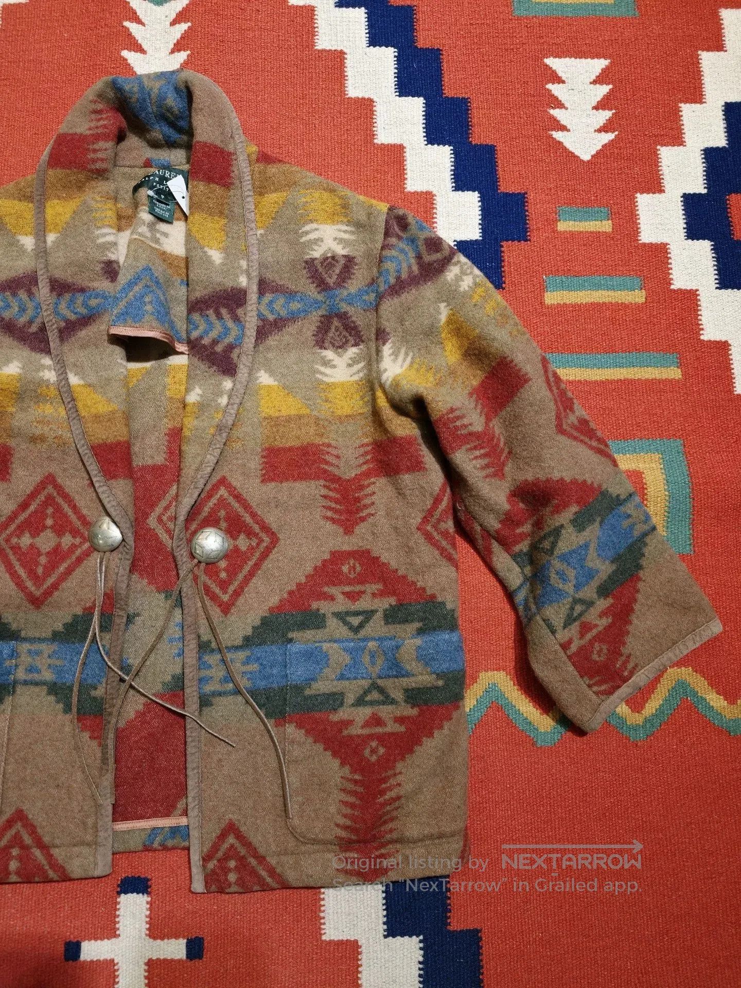 RRL Ralph Lauren Vintage Ralph Lauren Navajo Wool Cardigan. Size S / US 4 / IT 40 - 2 Thumbnail