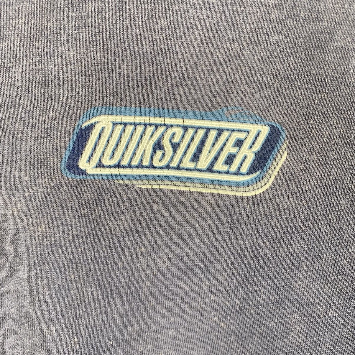 Quiksilver Vintage 90's QUIKSILVER Logo Faded Sweatshirt Medium Size Size US M / EU 48-50 / 2 - 3 Thumbnail