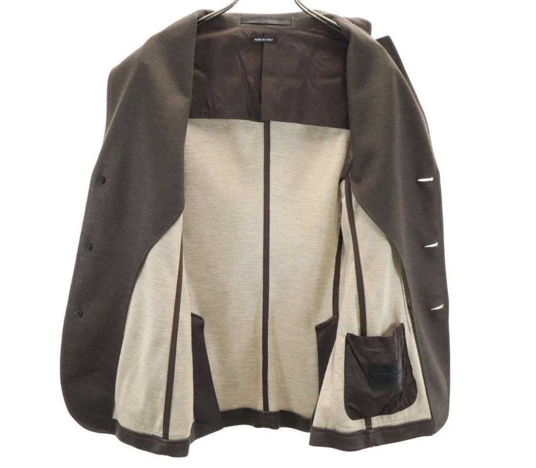 Giorgio Armani GIORGIO ARMANI Italianmade tailored jacket size 44 brown Size 44S - 6 Thumbnail