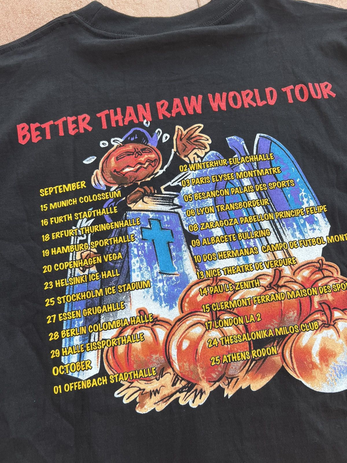 Band Tees × Vintage Vintage 1998 Halloween Better Than Raw World Tour Size US XL / EU 56 / 4 - 8 Thumbnail