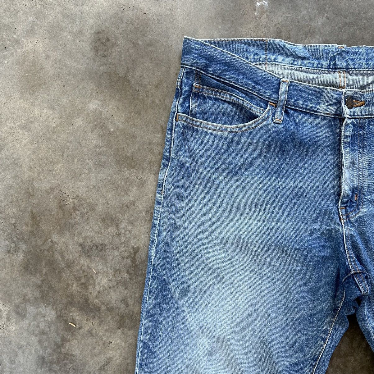 Japanese Brand Vintage Japanese Distressed Jean Faded Denim Pant W36 Size US 36 / EU 52 - 5 Thumbnail