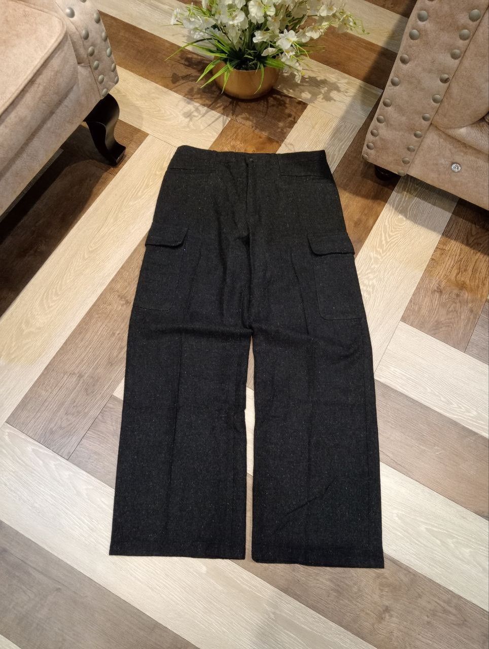 PPFM VINTAGE PPFM JAPAN COMBINE HAIR NYLON CARGO PANTS Size US 30 / EU 46 - 1 Thumbnail