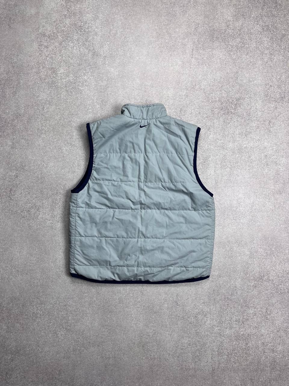 Nike VINTAGE 90s NIKE REVERSIBLE FLEECE NYLON VEST Y2K M Size US M / EU 48-50 / 2 - 11 Thumbnail