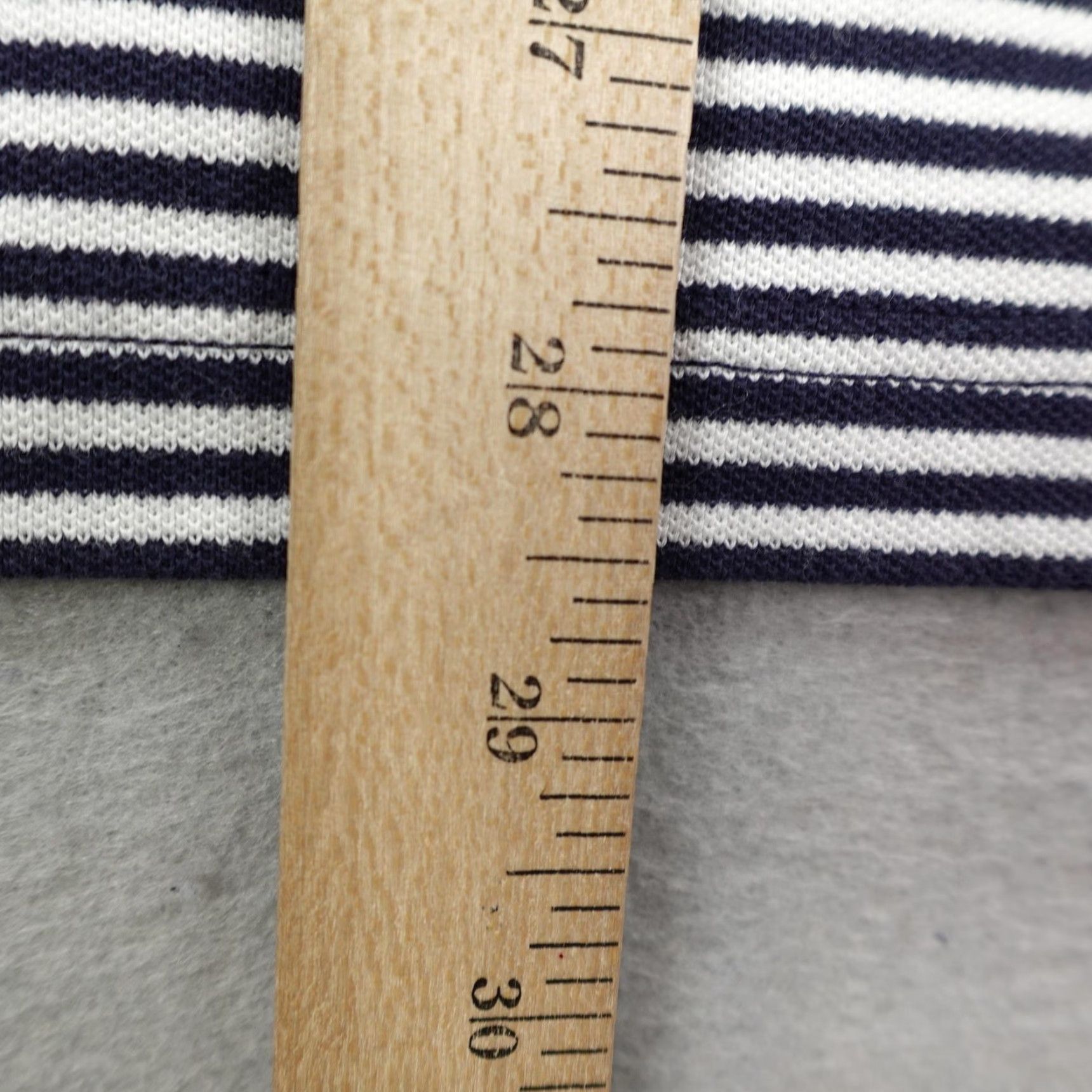 Brooks Brothers BROOKS BROTHERS Polo Shirt Mens Large Blue Striped Supima Cotton Classic Fit Size US L / EU 52-54 / 3 - 6 Thumbnail