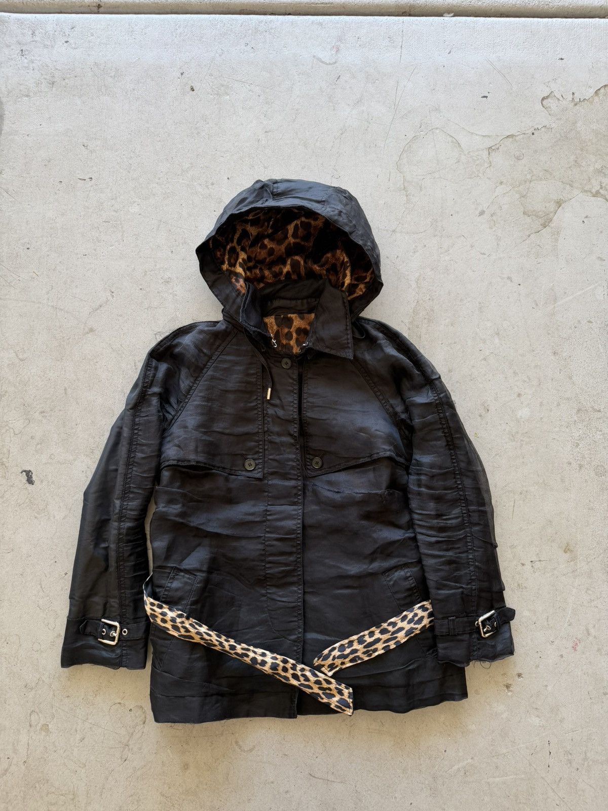 Dolce & Gabbana 2010s Dolce and Gabbana Leopard Print Parka Size US M / EU 48-50 / 2 - 1 Thumbnail