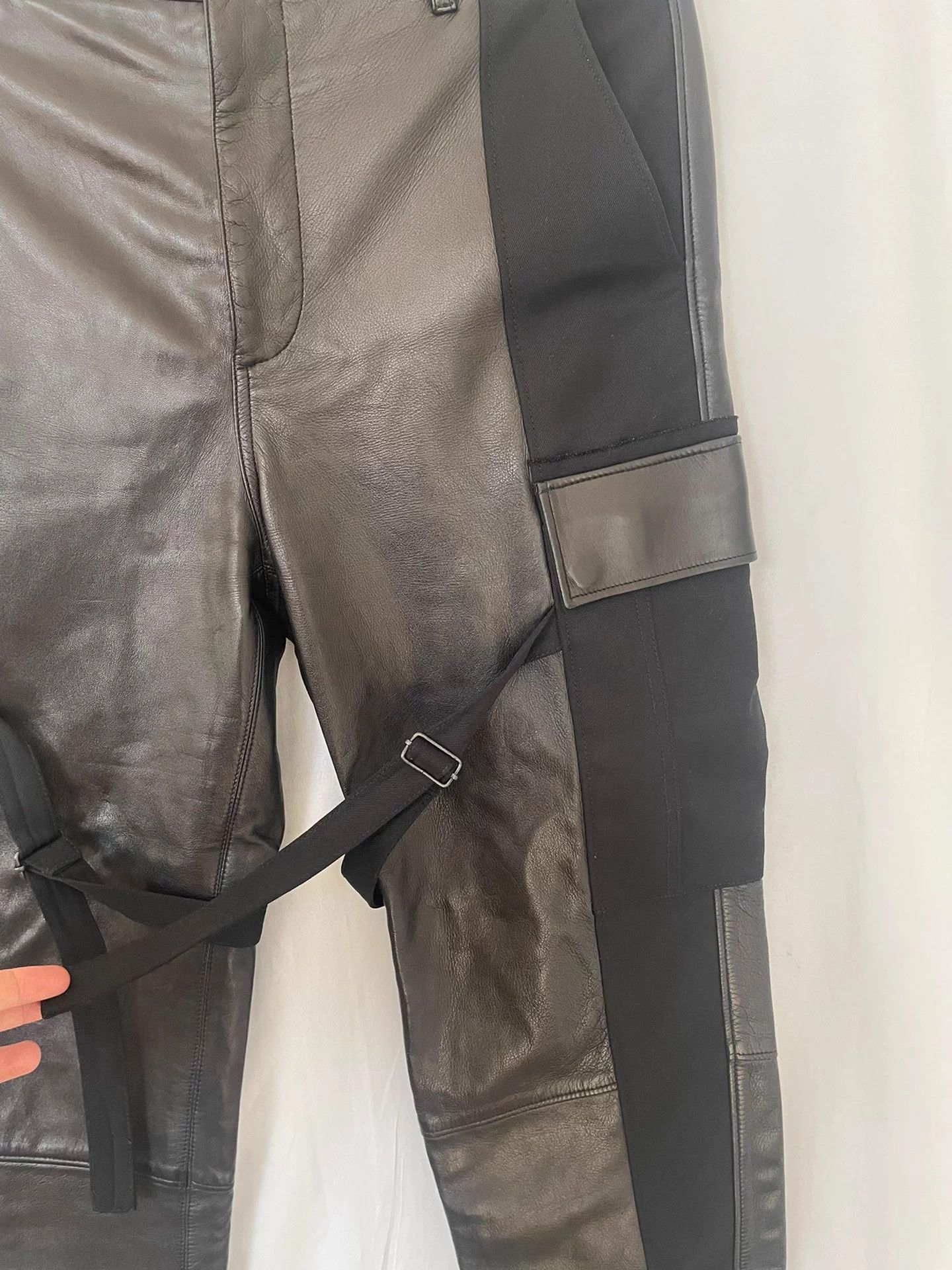 3.1 Phillip Lim 3.1 Philip Lim Men's Sheepskin Cargo Pants Size US 31 - 4 Thumbnail