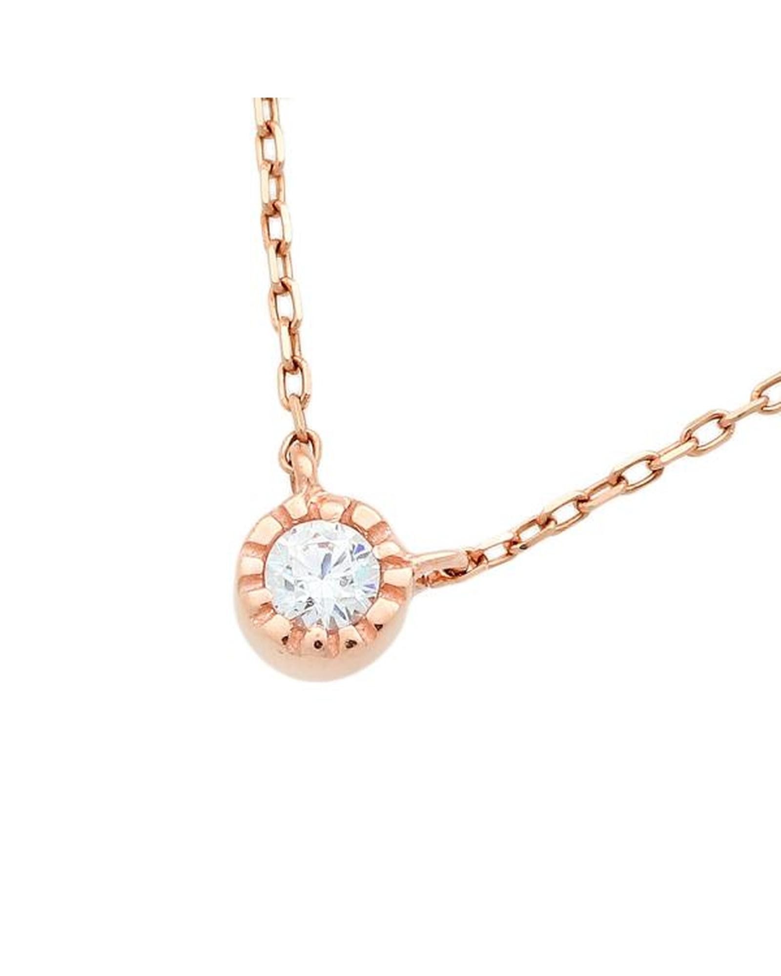 image of Clear Stone Gold Pendant Necklace, Women's