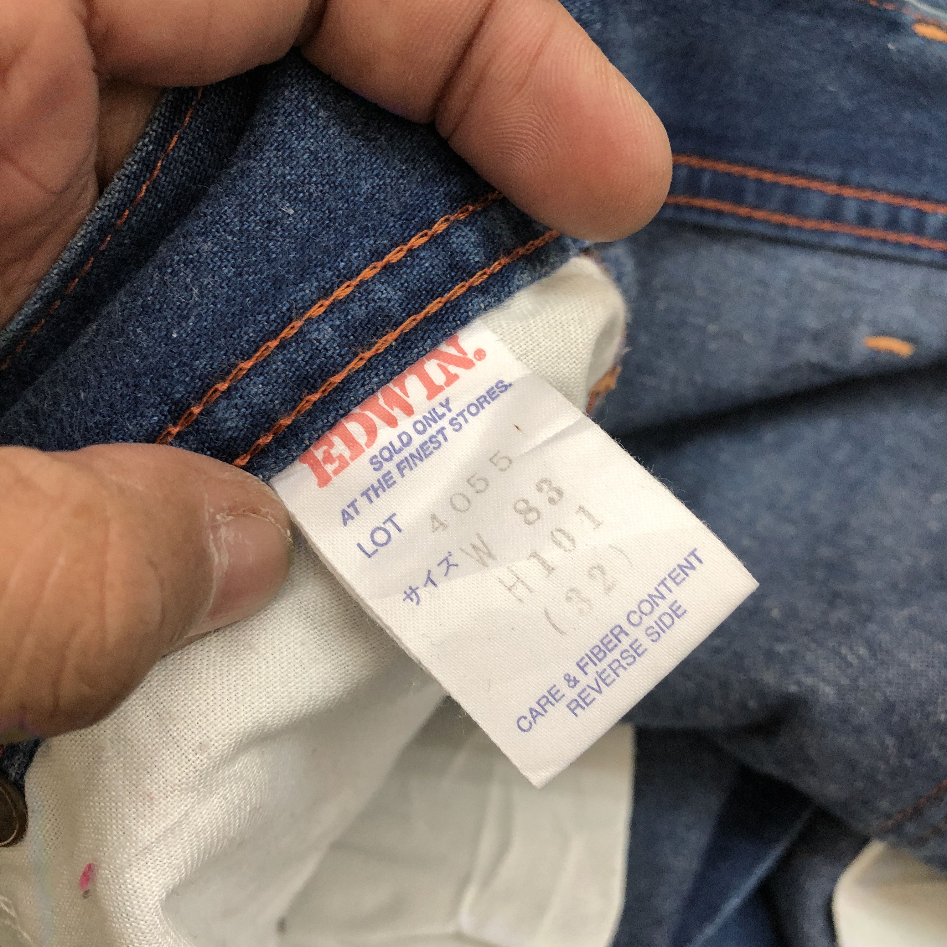 Edwin Vintage Edwin Lot 4055 Carpenter Workers Baggy Jeans Denim Size US 32 / EU 48 - 8 Thumbnail